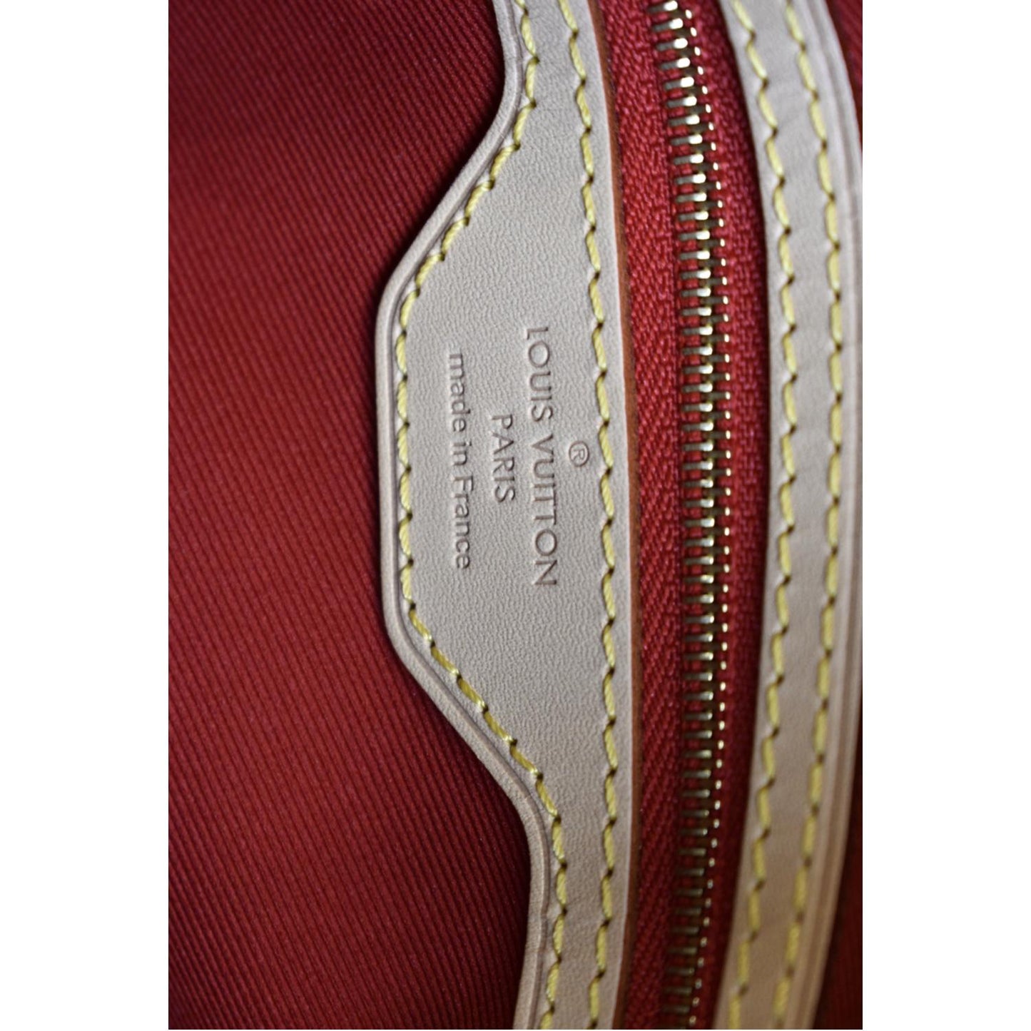 LOUIS VUITTON Carry it Monogram Canvas Shoulder Bag Brown