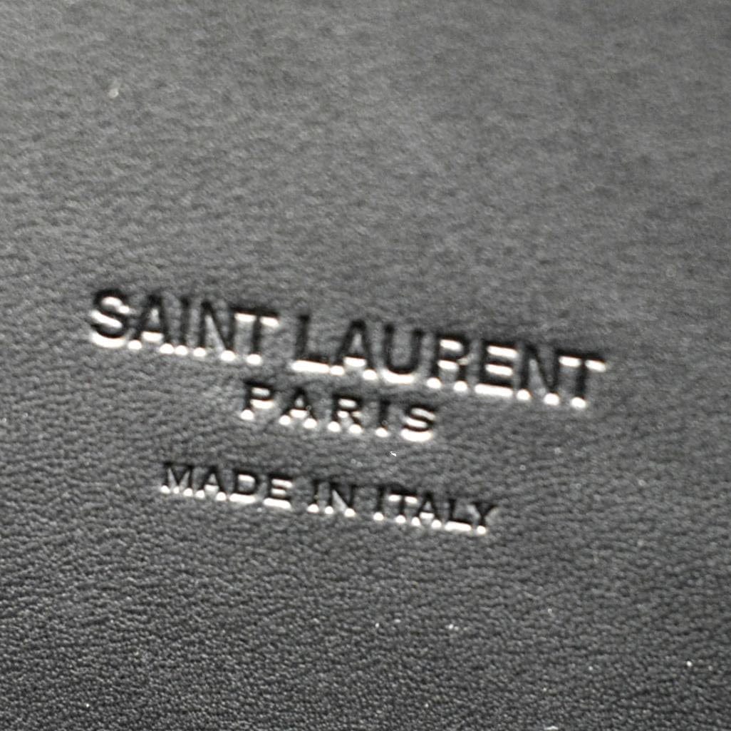 YVES SAINT LAURENT Kaia Leather Crossbody Bag Black