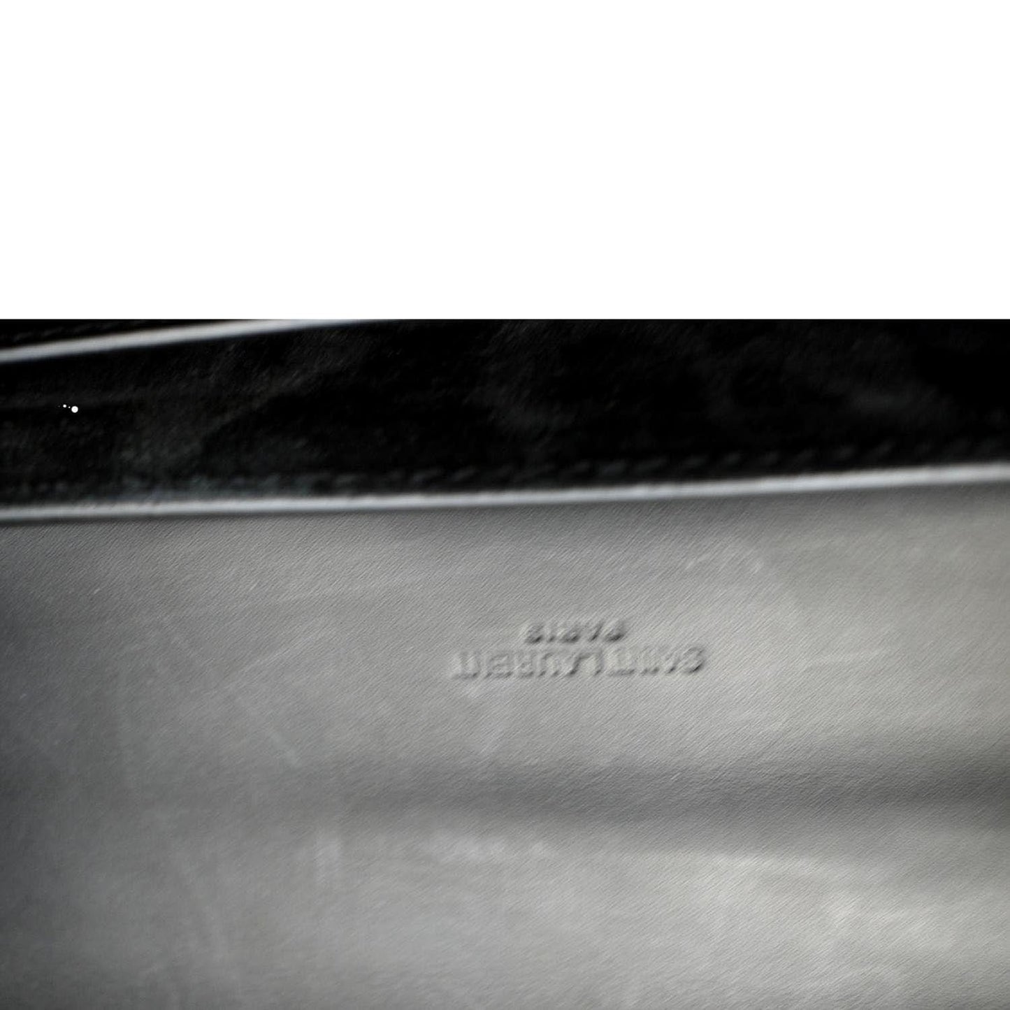 YVES SAINT LAURENT Kaia Leather Crossbody Bag Black