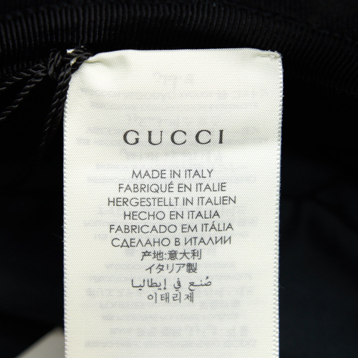 Gucci Size S (57) Bucket Hat Black