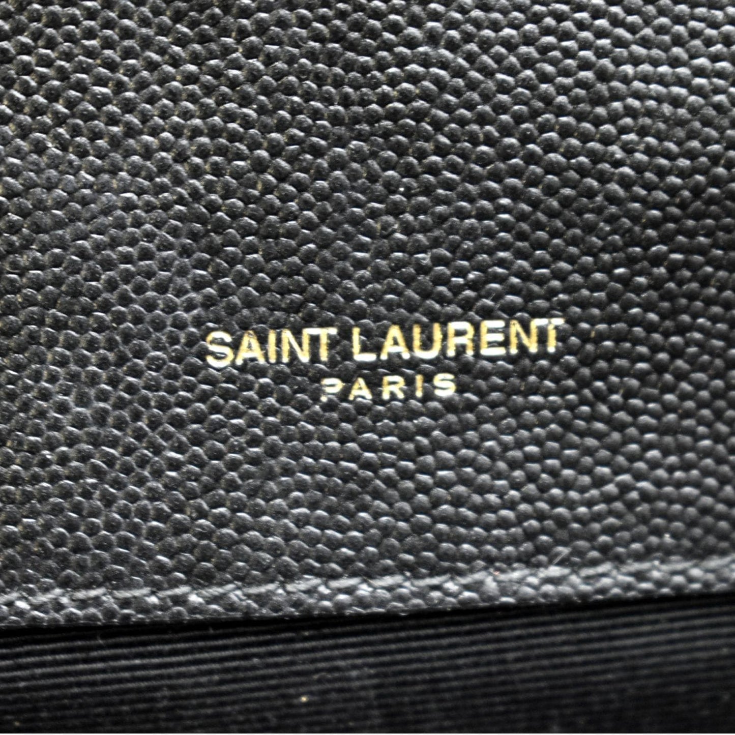 YVES SAINT LAURENT Envelope Medium Matelasse Leather Crossbody Bag Black