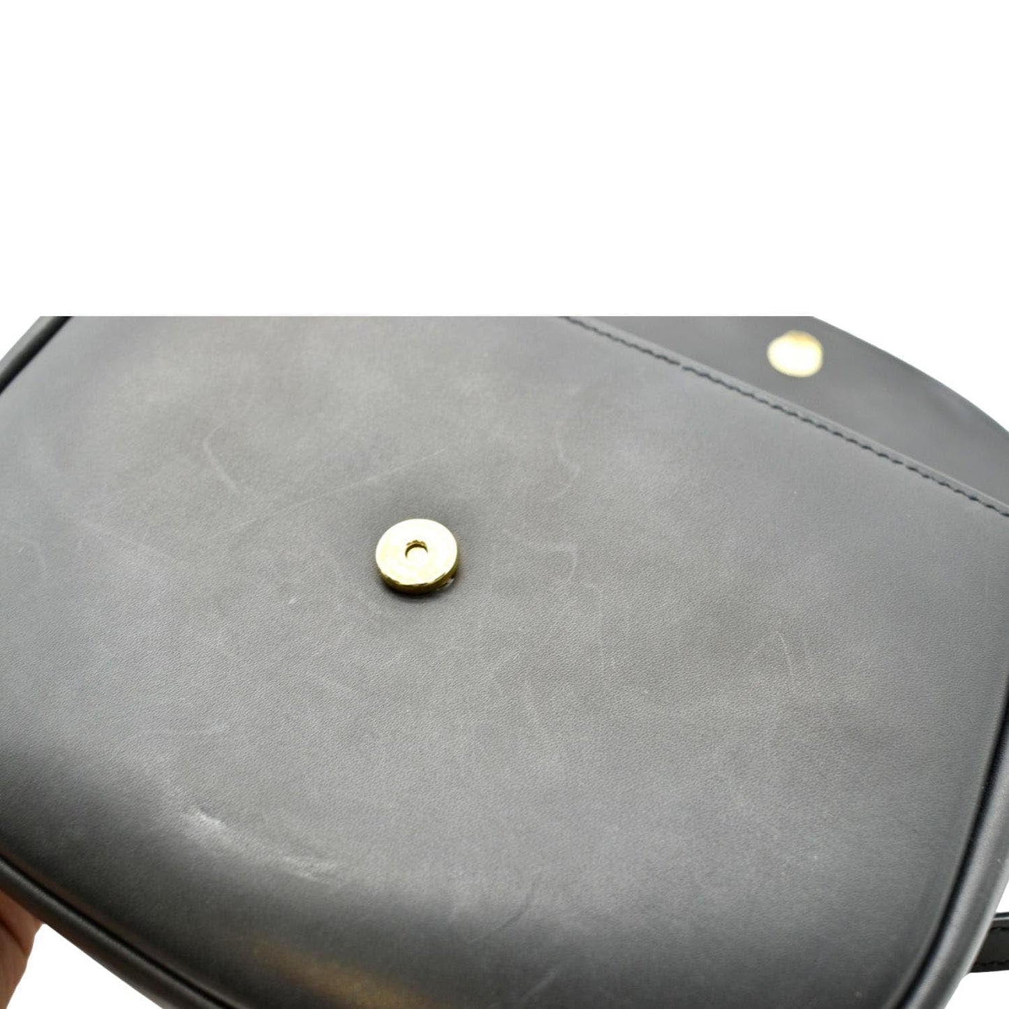 YVES SAINT LAURENT Kaia Leather Crossbody Bag Black