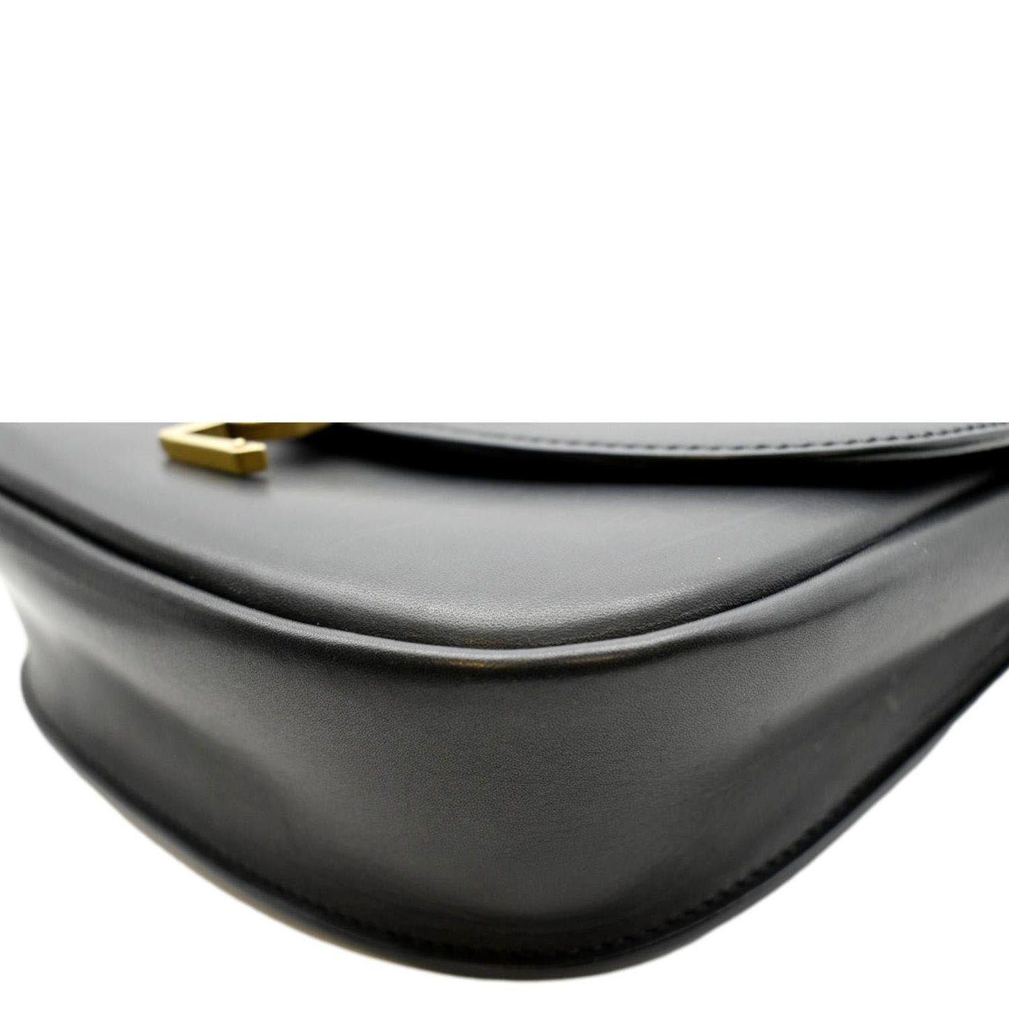 YVES SAINT LAURENT Kaia Leather Crossbody Bag Black