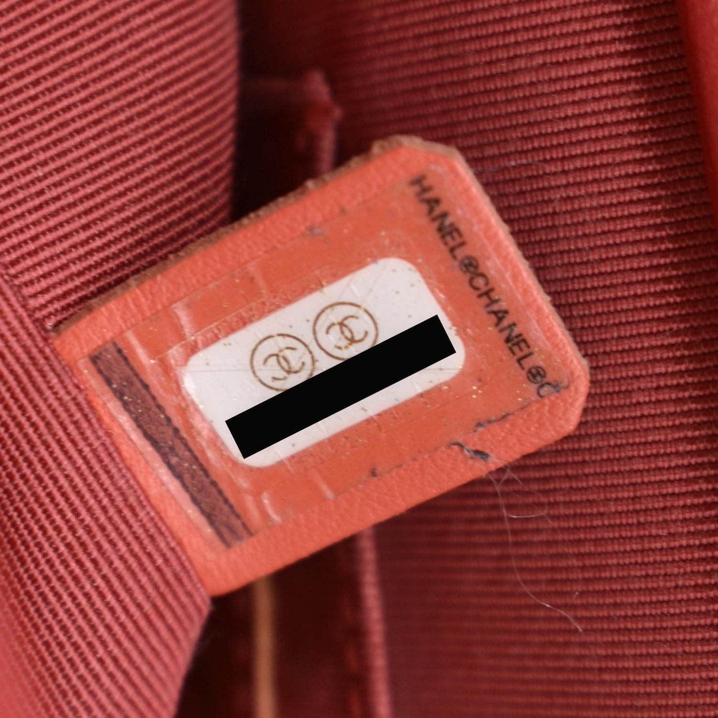 CHANEL Mini In The Loop Quilted Leather Shoulder Bag Red