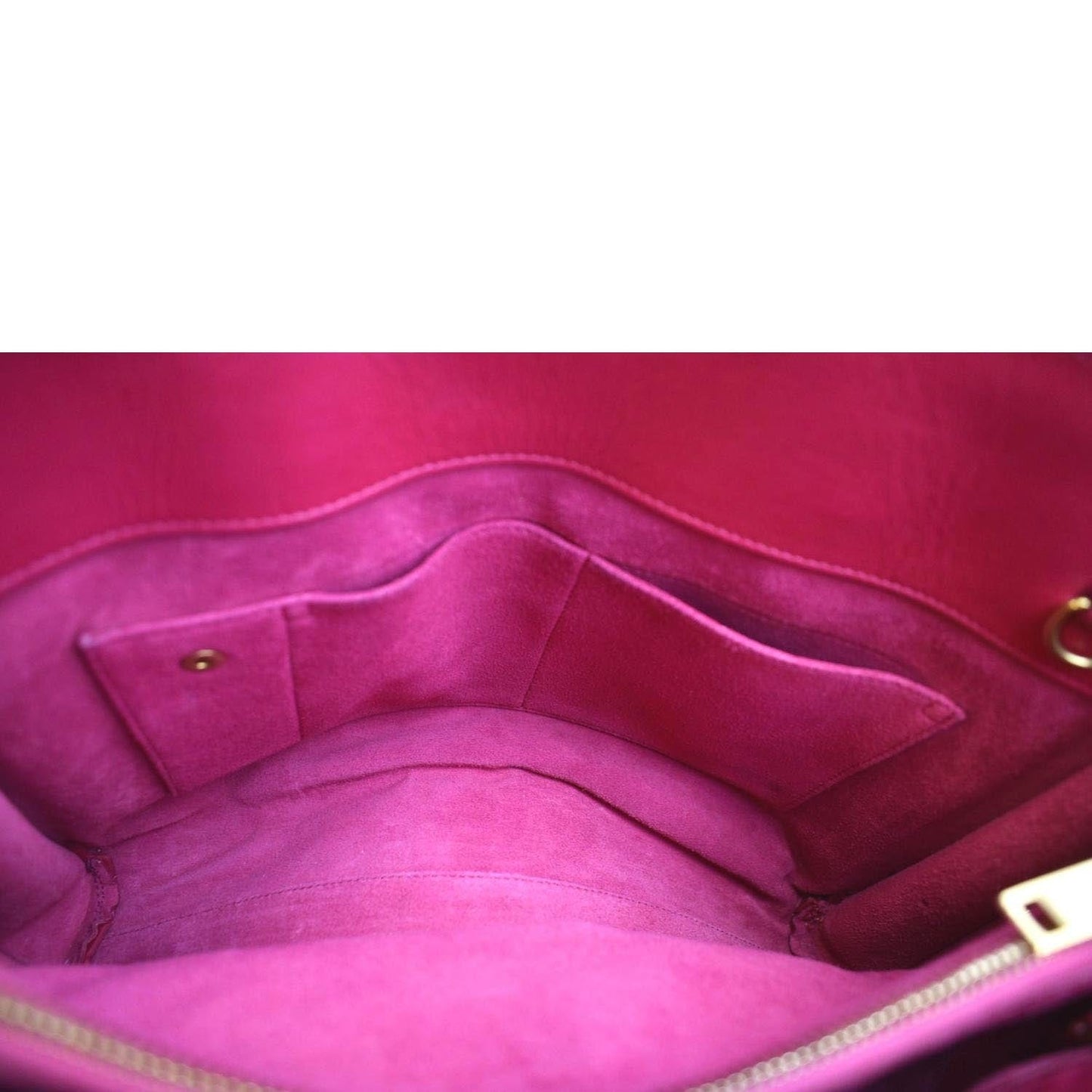YVES SAINT LAURENT Sac de Jour Leather Satchel Shoulder Bag Pink