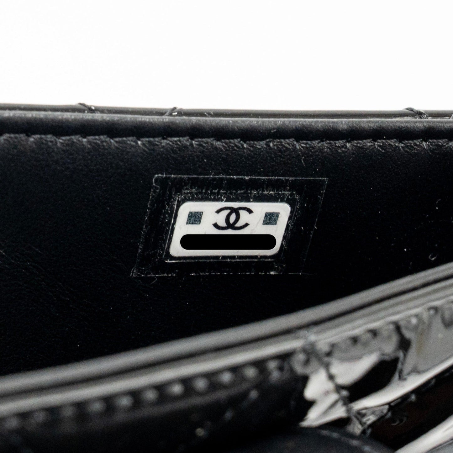 Chanel 23K Hoop Bag Patent Leather Black (Microchip)