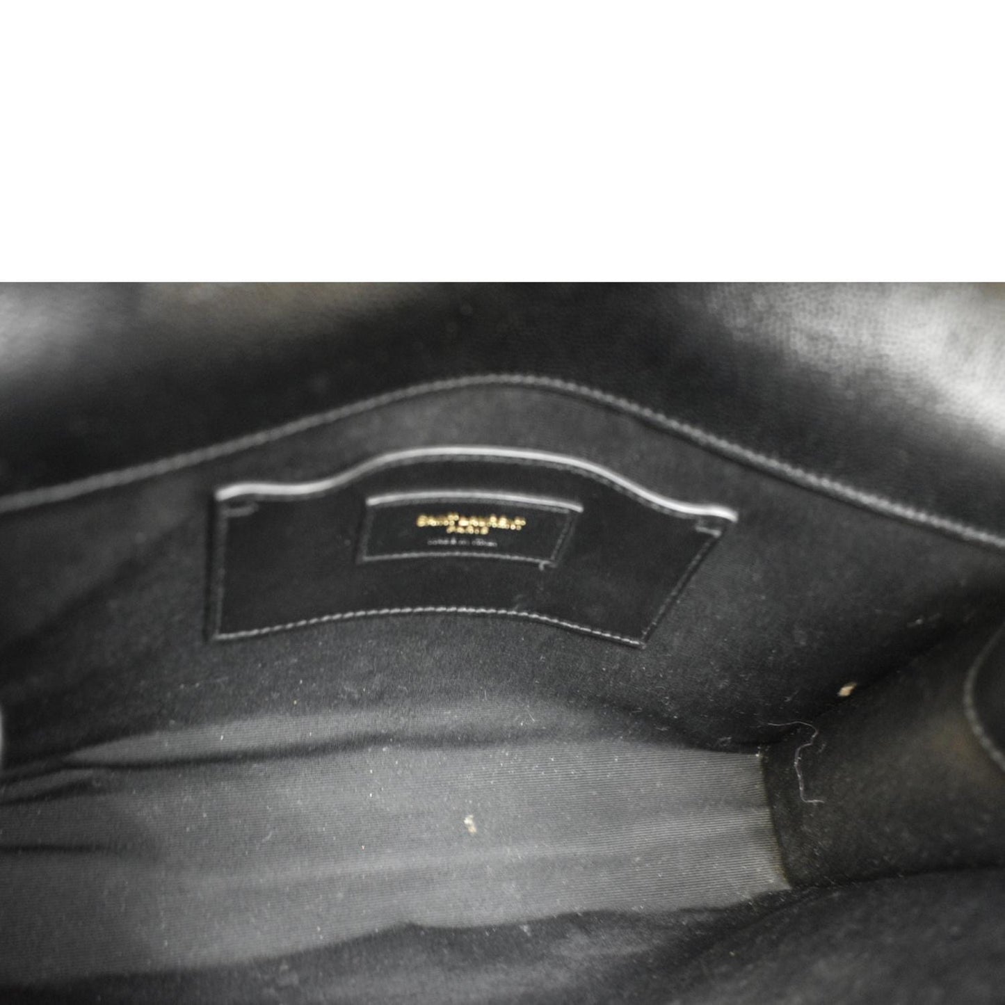 YVES SAINT LAURENT Kate Leather Shoulder Bag Black