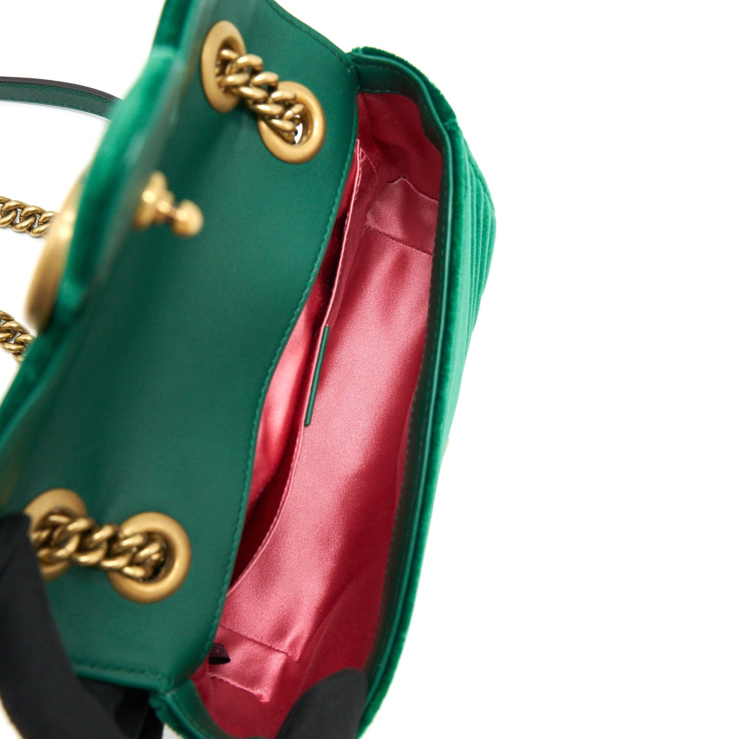 Gucci mini marmont Bag Velvet Green