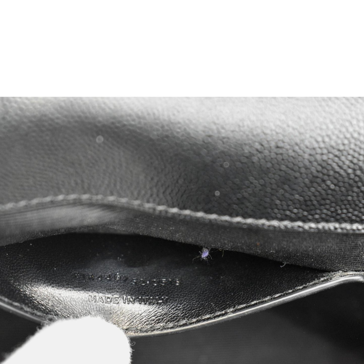 YVES SAINT LAURENT Kate Leather Shoulder Bag Black