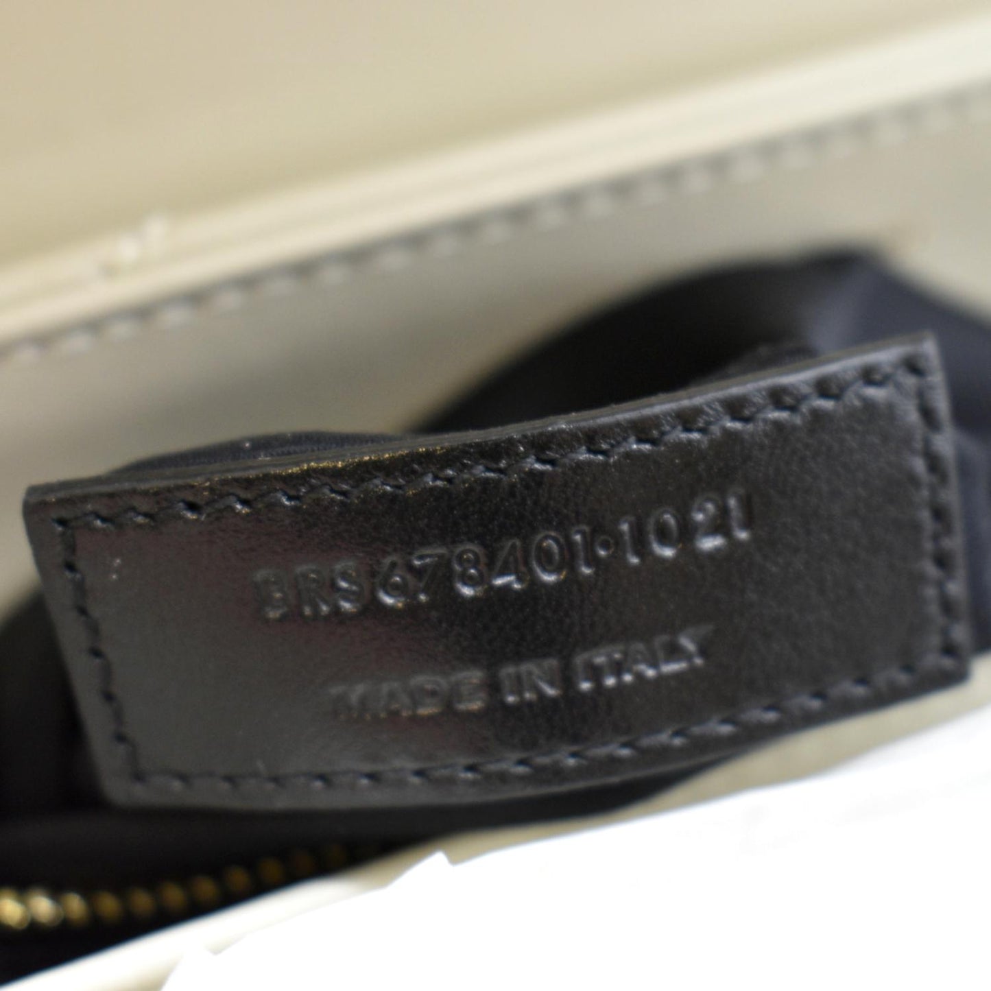 YVES SAINT LAURENT Toy Loulou Matelasse Leather Crossbody Bag Ivory