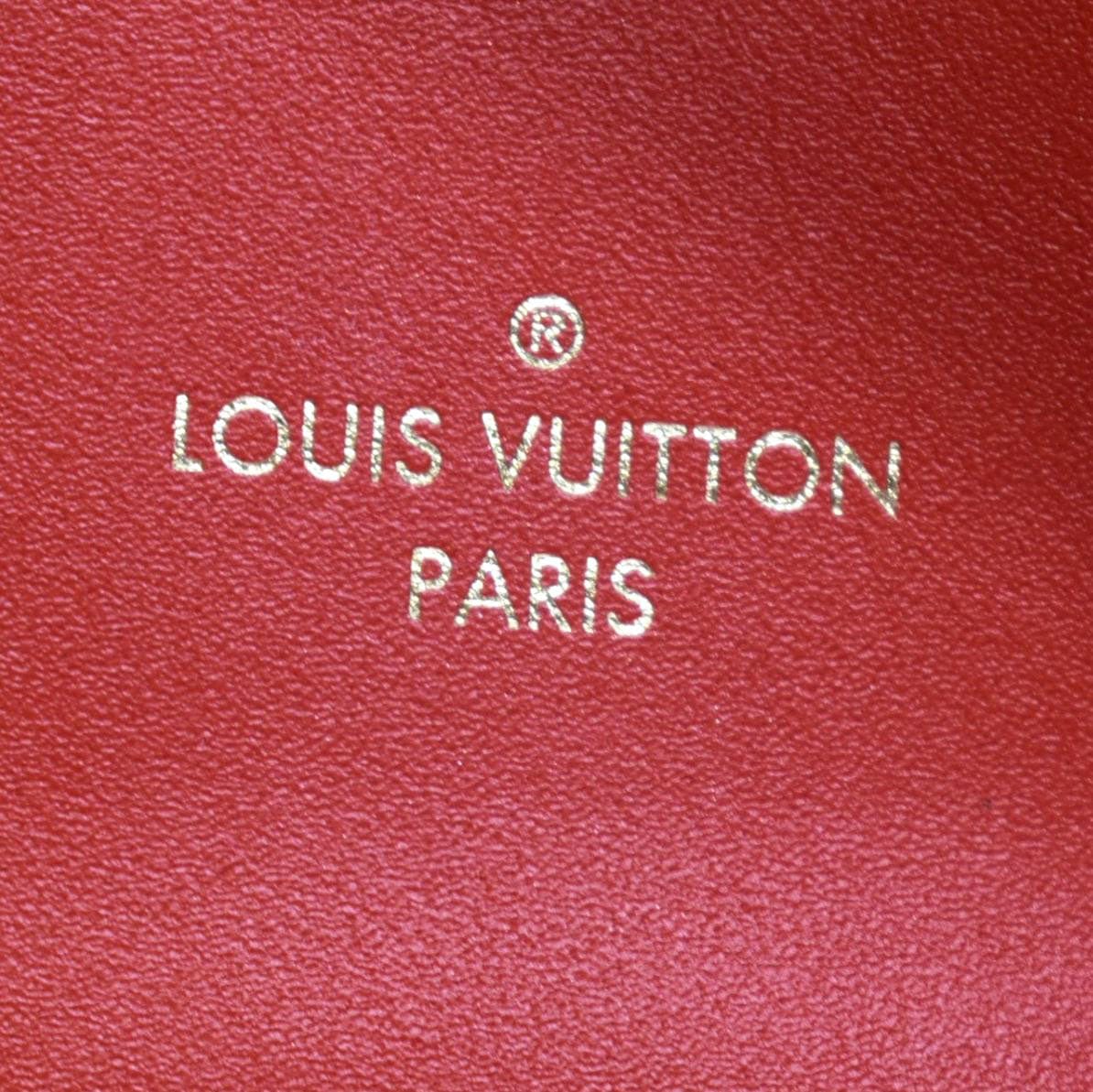 LOUIS VUITTON Blooming Flowers Pochette Monogram Canvas Chain Crossbody Bag Brown