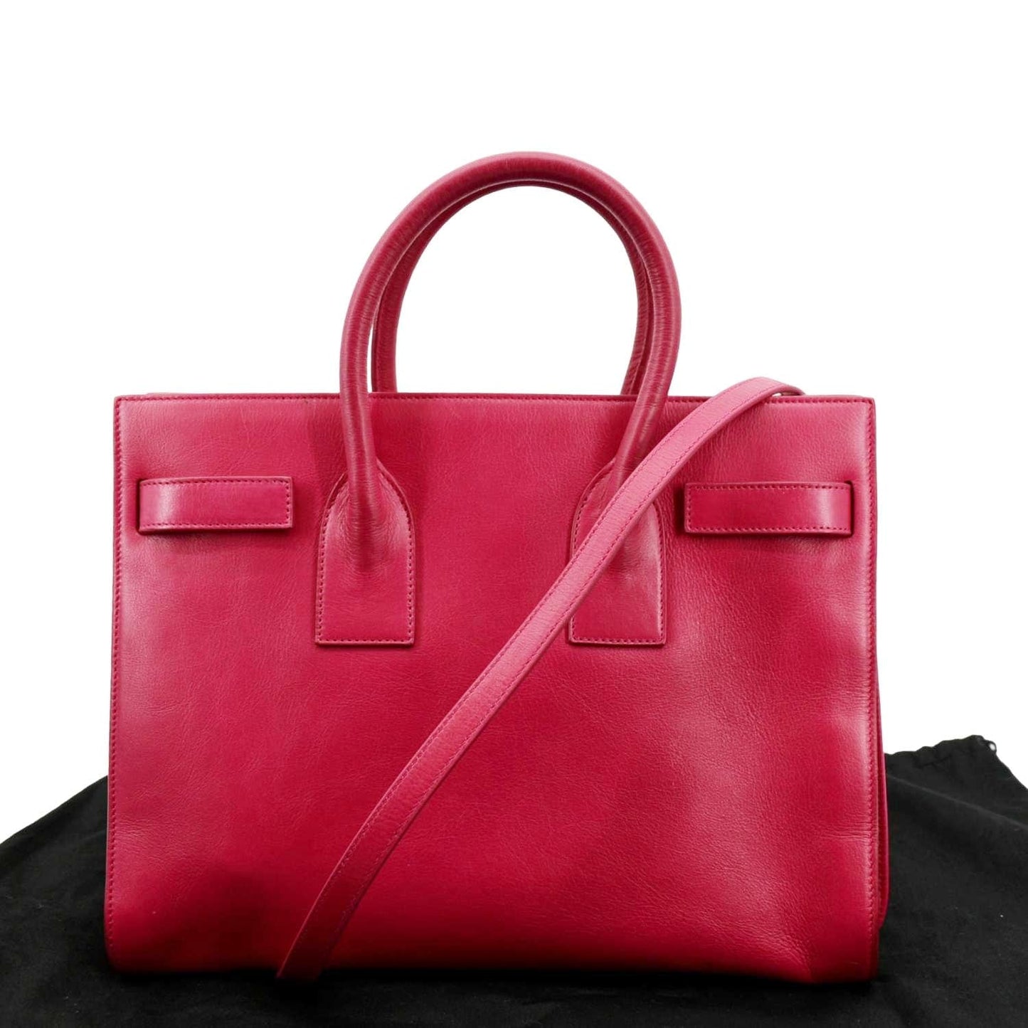 YVES SAINT LAURENT Sac de Jour Leather Satchel Shoulder Bag Pink