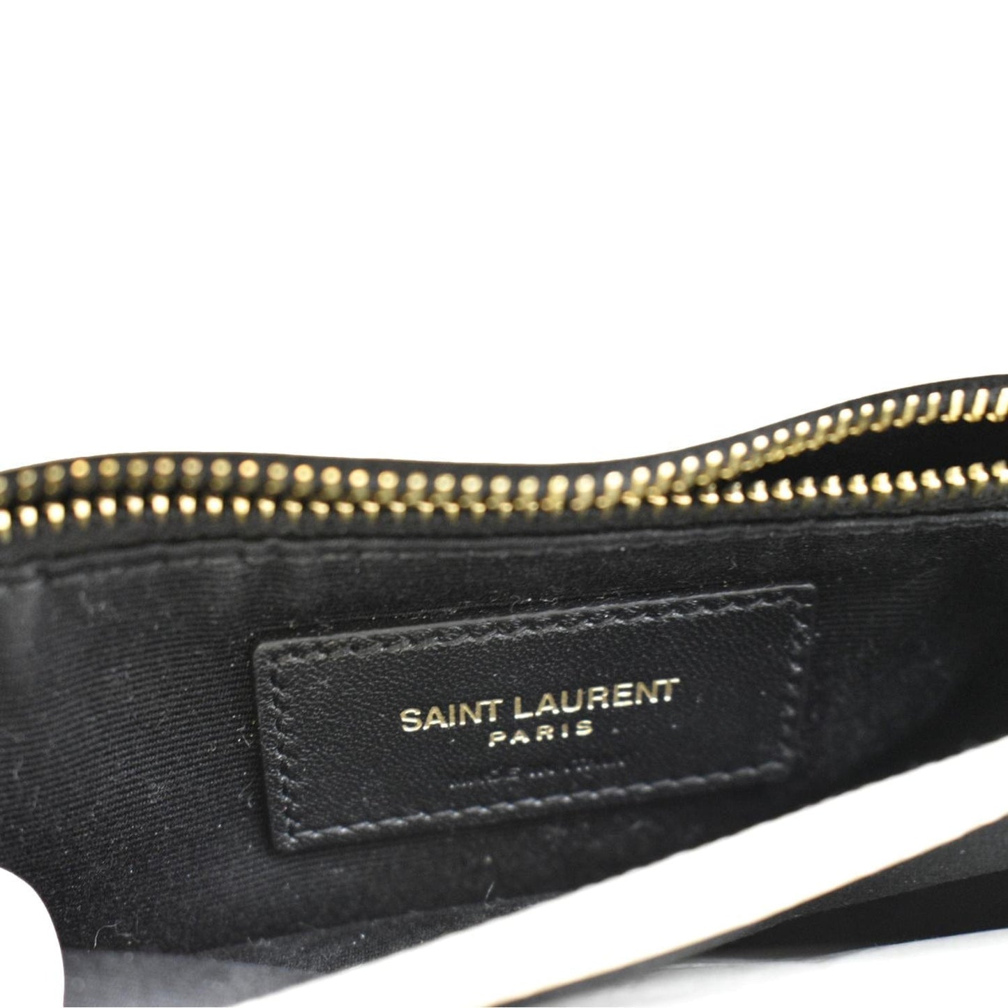 YVES SAINT LAURENT Toy Loulou Matelasse Leather Crossbody Bag Ivory