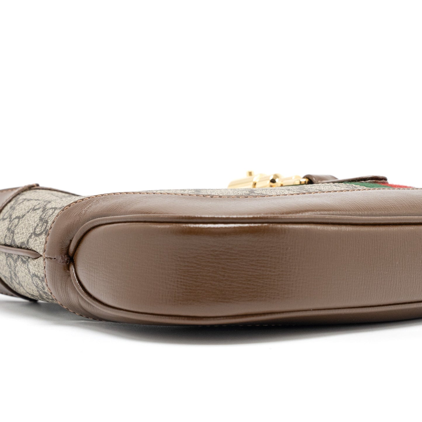 Gucci Jackie 1961 Small Shoulder Bag GG Supreme Canvas/Calfskin Brown/Multicolour