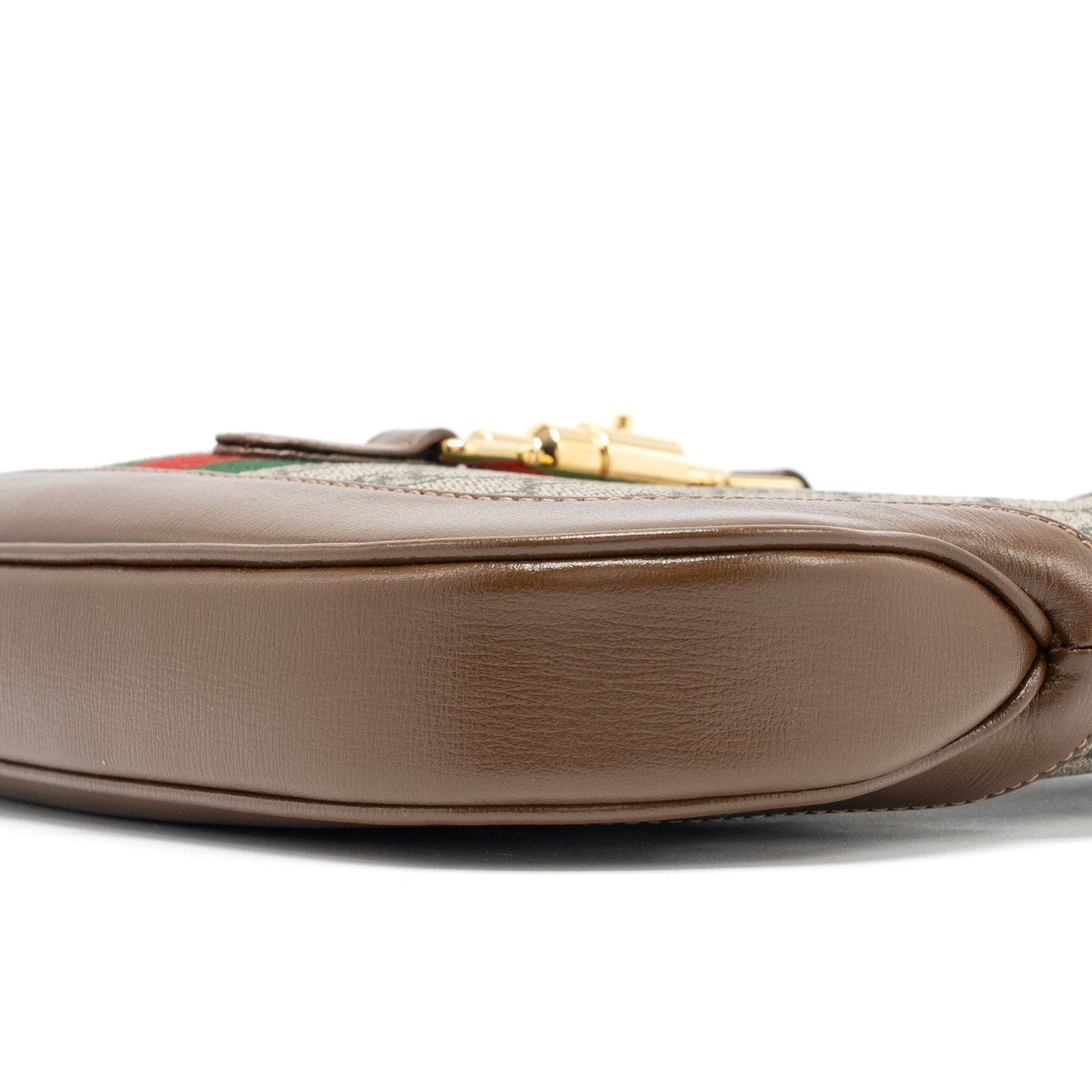 Gucci Jackie 1961 Small Shoulder Bag GG Supreme Canvas/Calfskin Brown/Multicolour