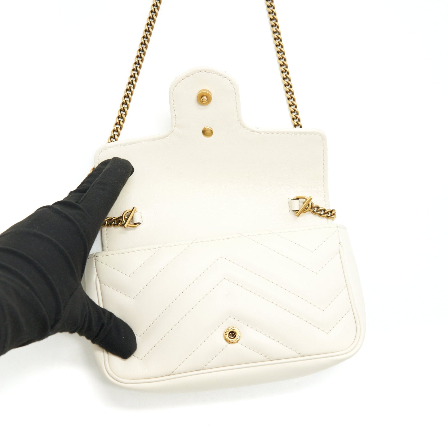 Gucci GG Marmont Super mini White with