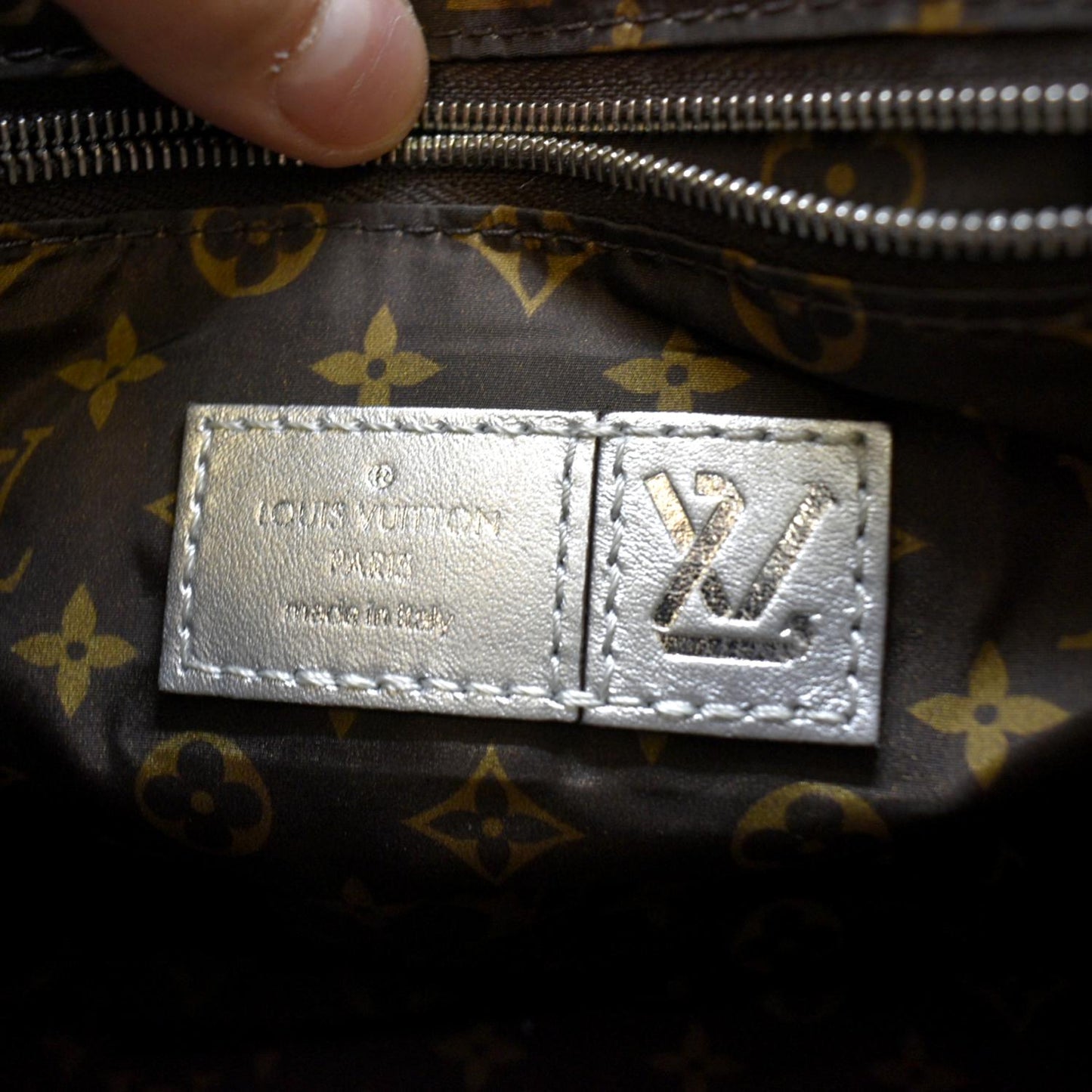 LOUIS VUITTON Speedy Bandouliere 25 Econyl Nylon Pillow Shoulder Bag Silver