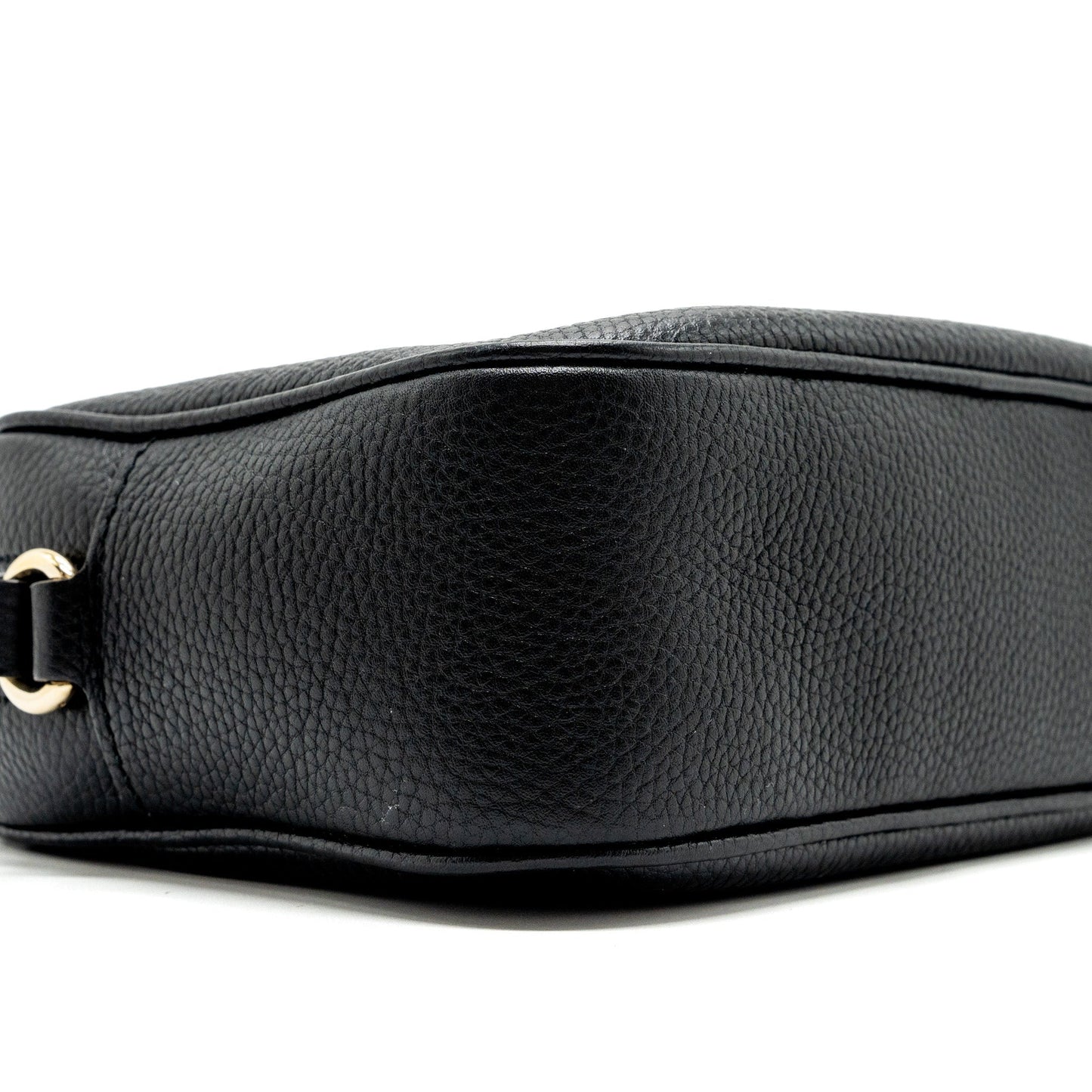 Gucci soho disco camera bag grained calfskin black