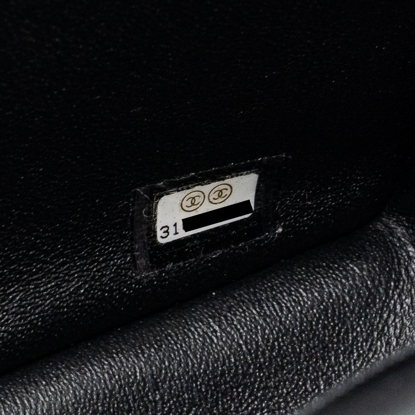 Chanel mini rectangular Flap Bag Lambskin Black L