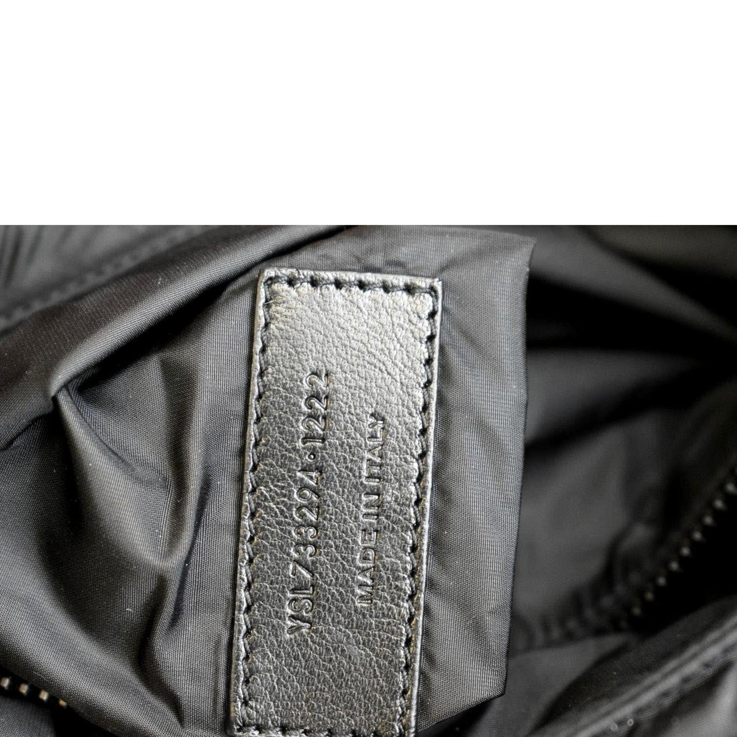 YVES SAINT LAURENT Le 5 A 7 Re-Nylon Crossbody Bag Black