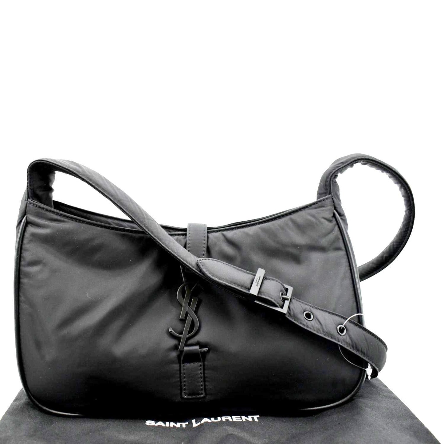 YVES SAINT LAURENT Le 5 A 7 Re-Nylon Crossbody Bag Black