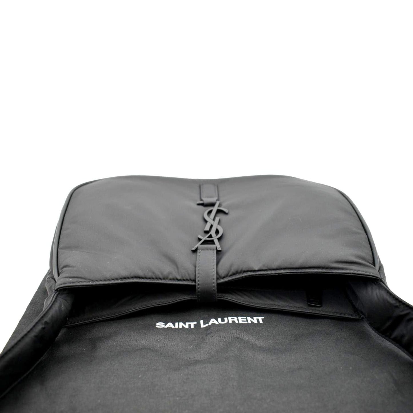 YVES SAINT LAURENT Le 5 A 7 Re-Nylon Crossbody Bag Black