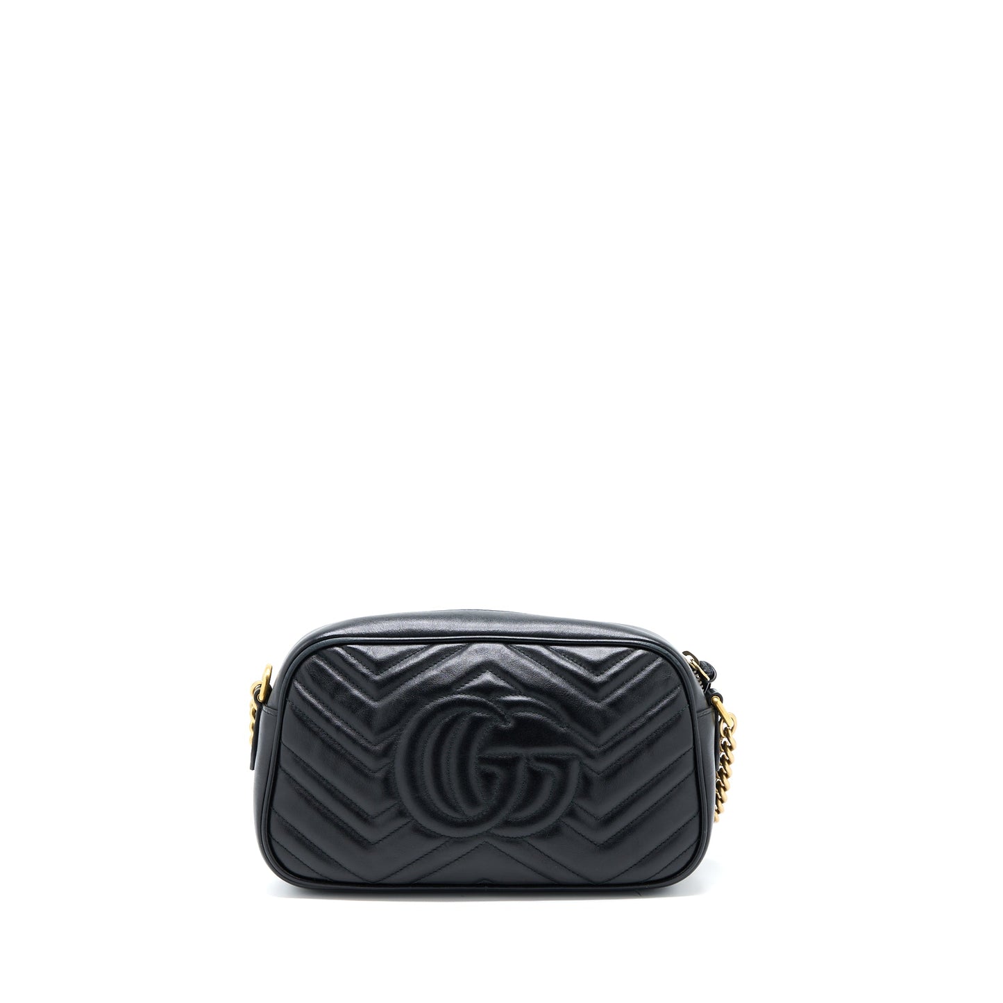 Gucci Small Marmont Matelasse Calfskin Black