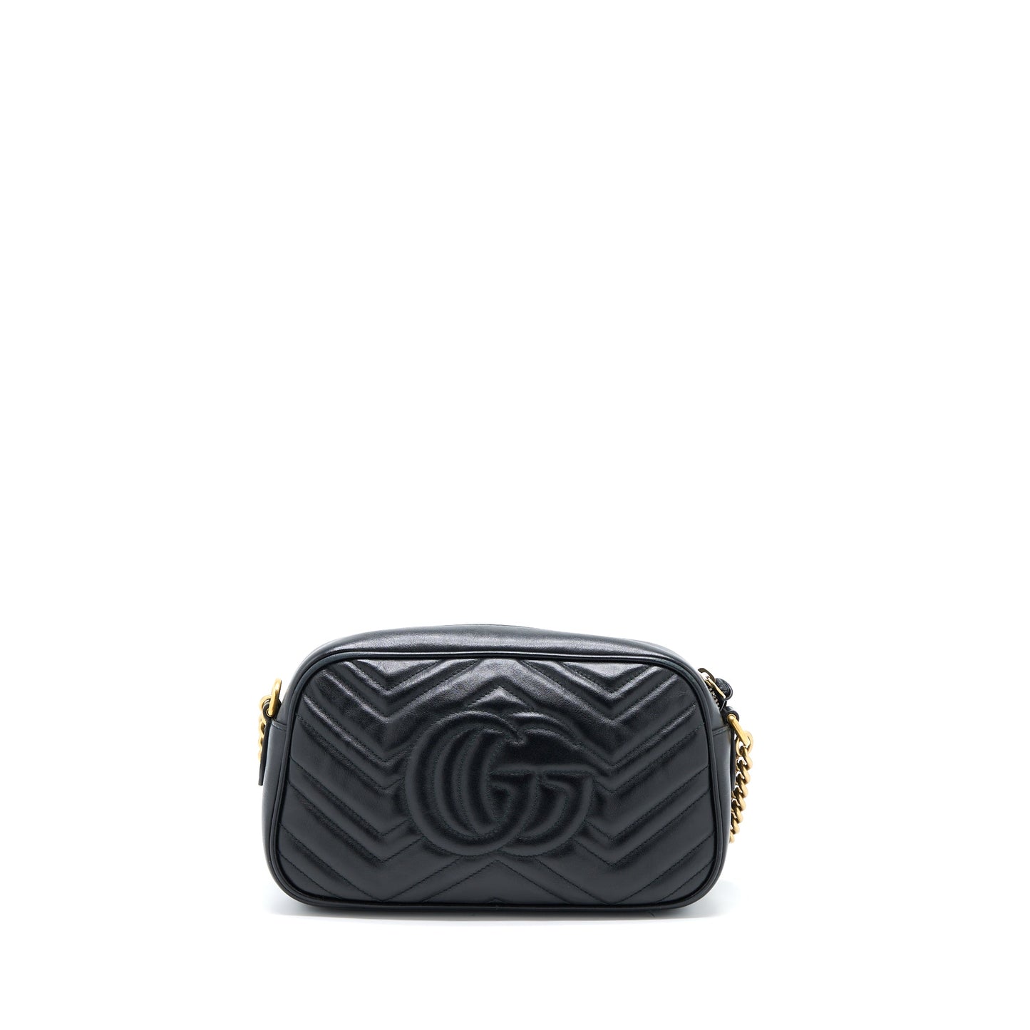 Gucci Small Marmont Matelasse Calfskin Black