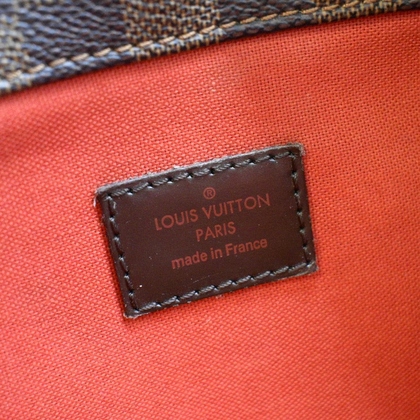 LOUIS VUITTON Bloomsbury PM Damier Ebene Crossbody Bag Brown