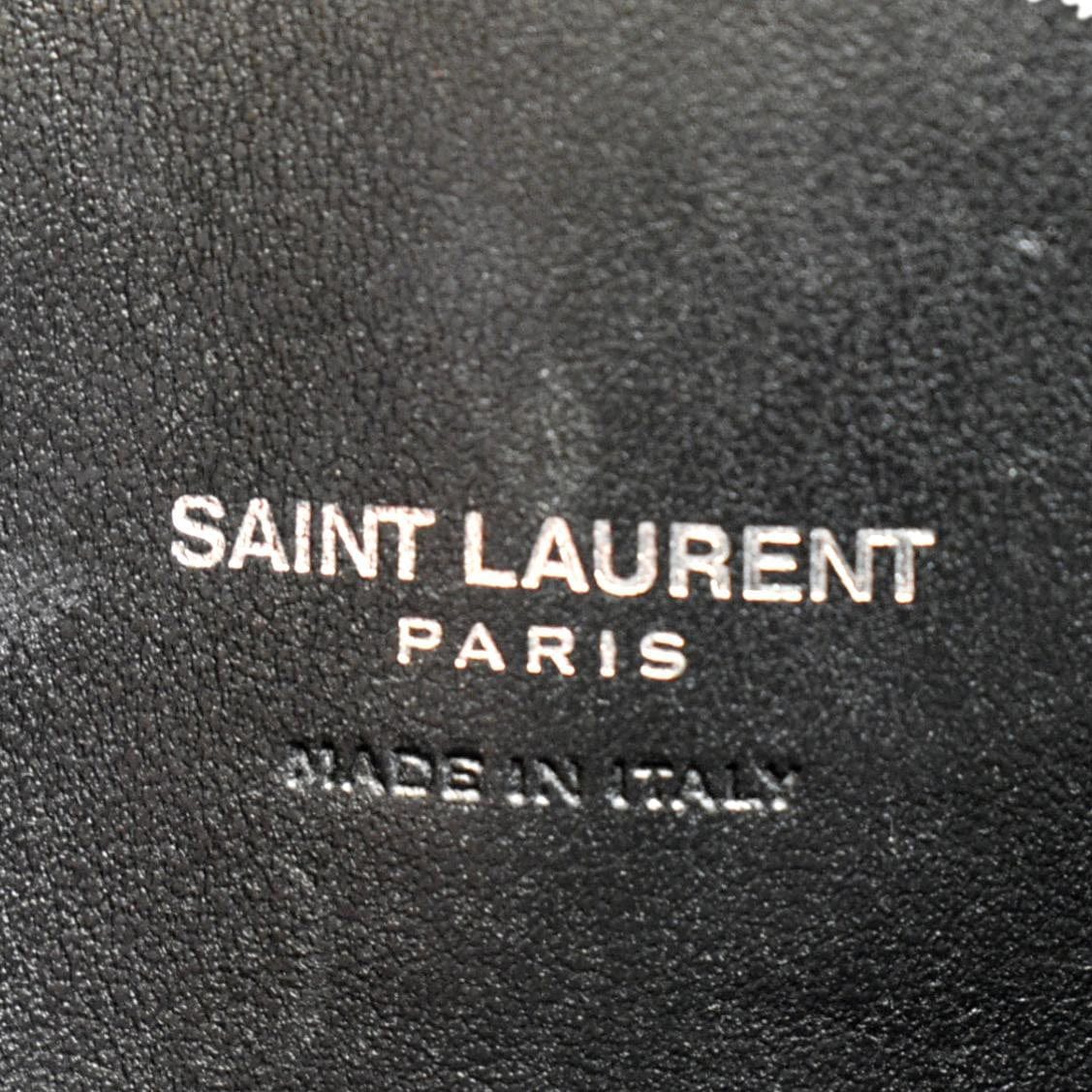 YVES SAINT LAURENT Sac de Jour Leather Satchel Shoulder Bag Black