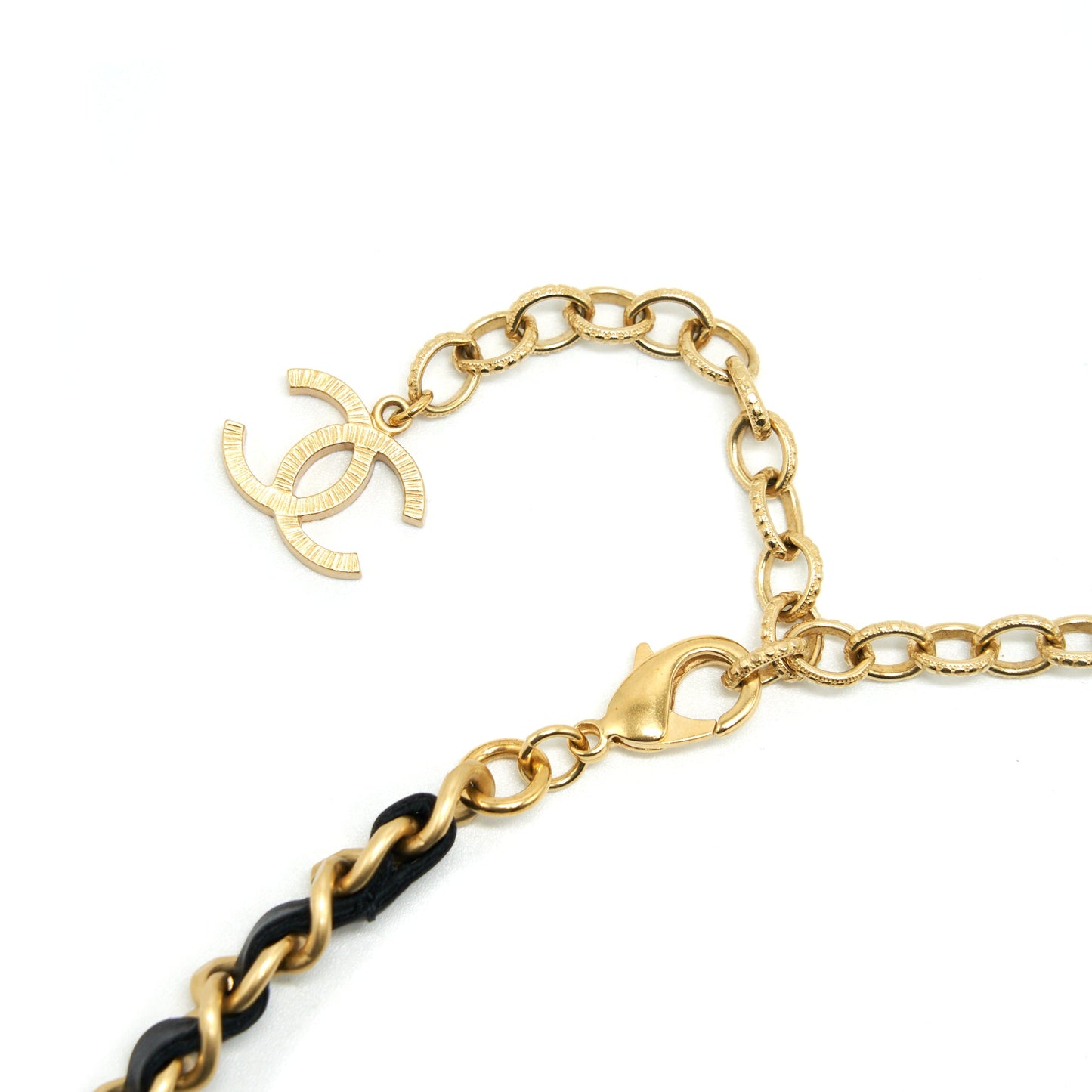 Chanel Pearl and Camellia Chain Belt
