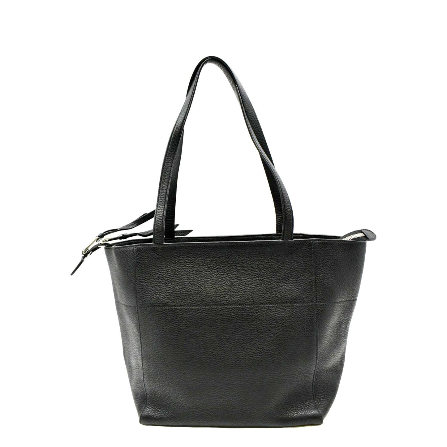 PRADA Leather Tote Bag Black