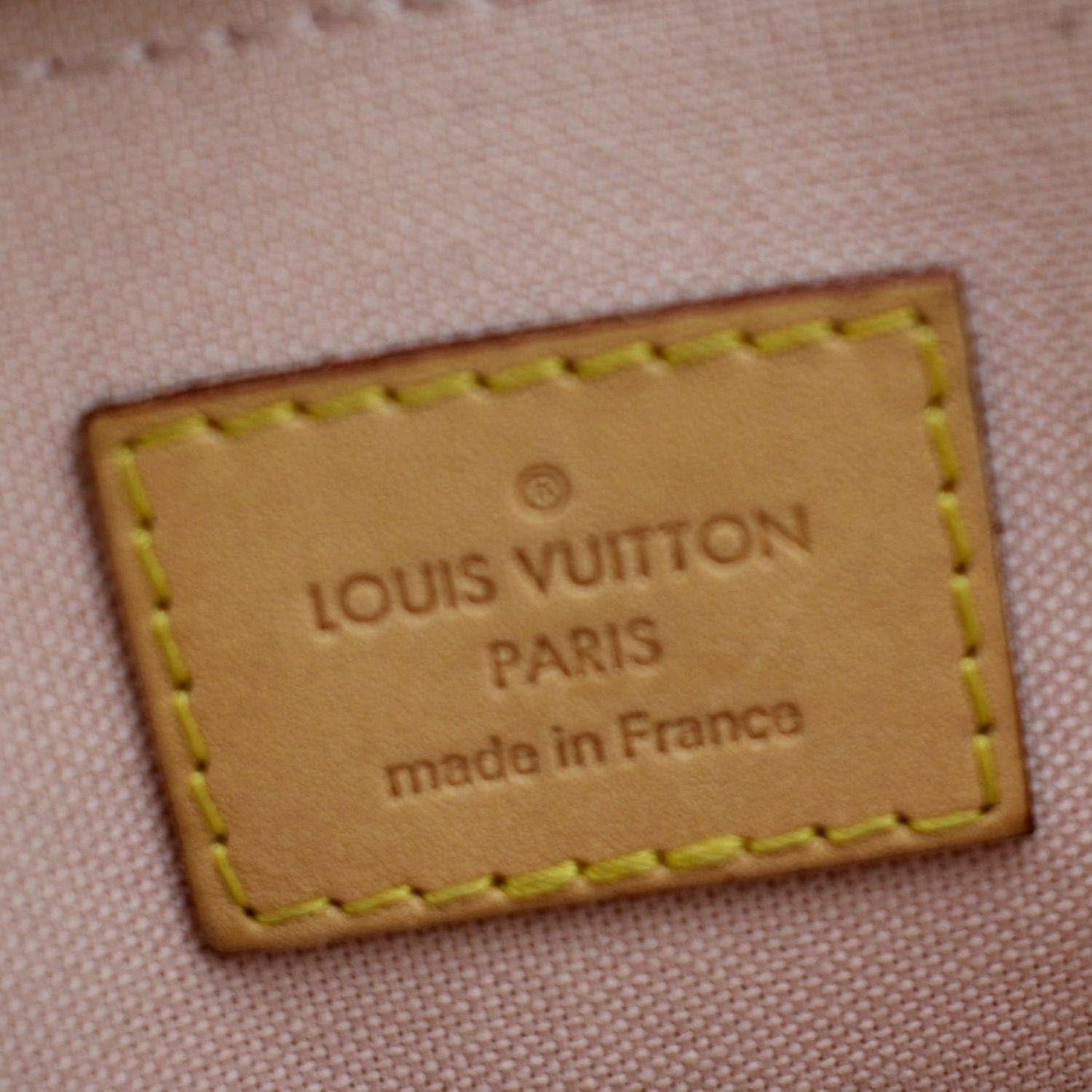 LOUIS VUITTON Croisette Damier Azur Satchel Crossbody Bag White