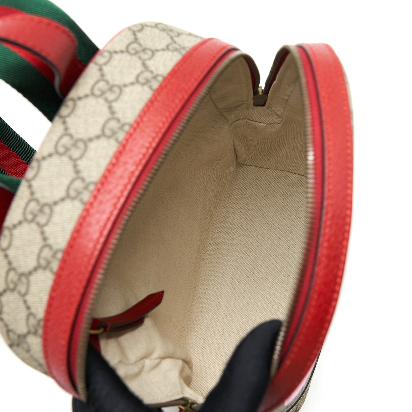 Gucci Cat Print GG Supreme Backpack Pink/Red/Multicolour