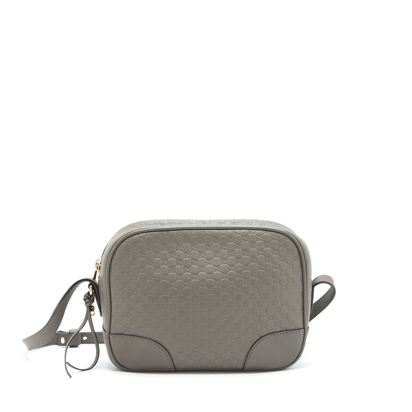 Gucci Guccissima Crossbody Bag Grey L