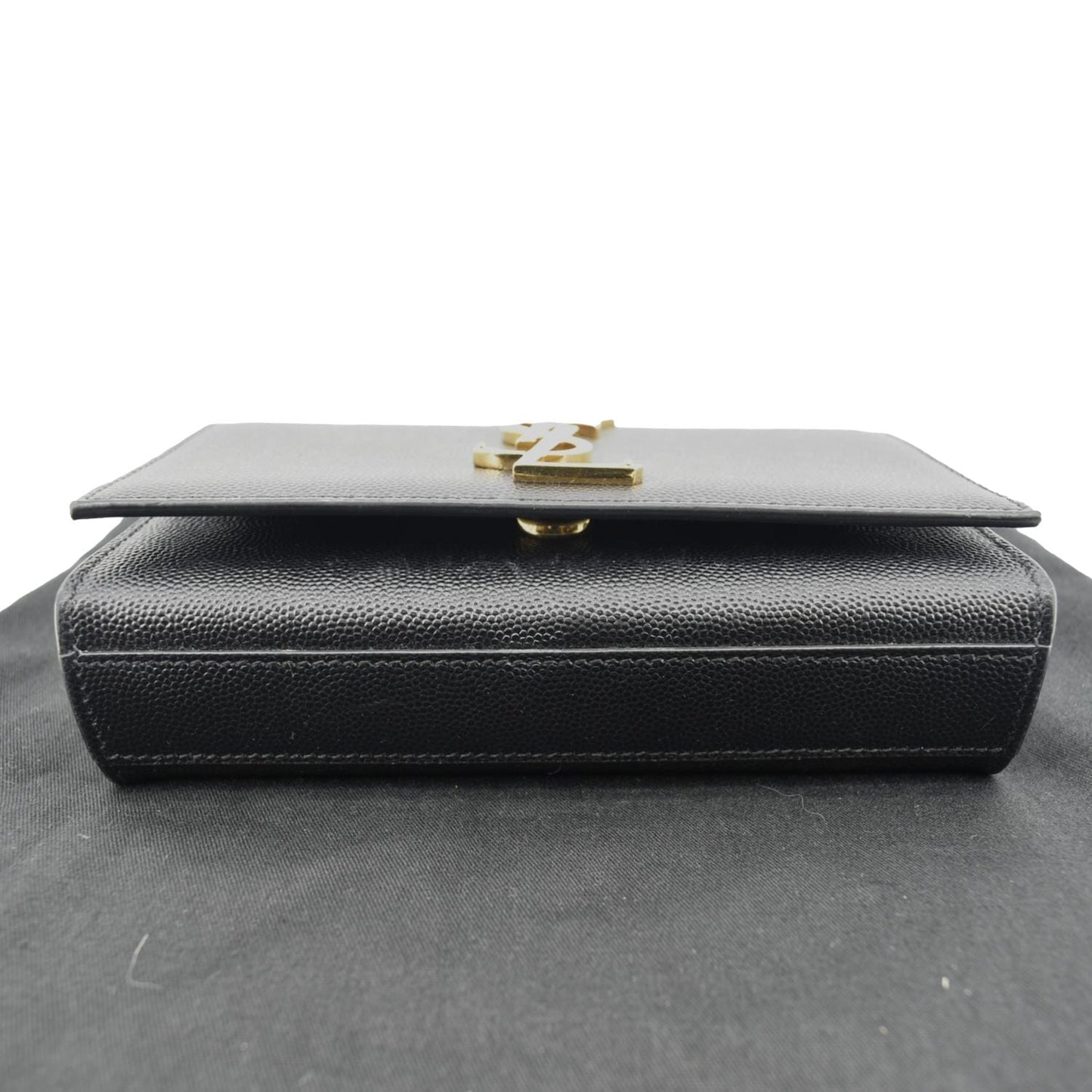 YVES SAINT LAURENT Kate Leather Shoulder Bag Black