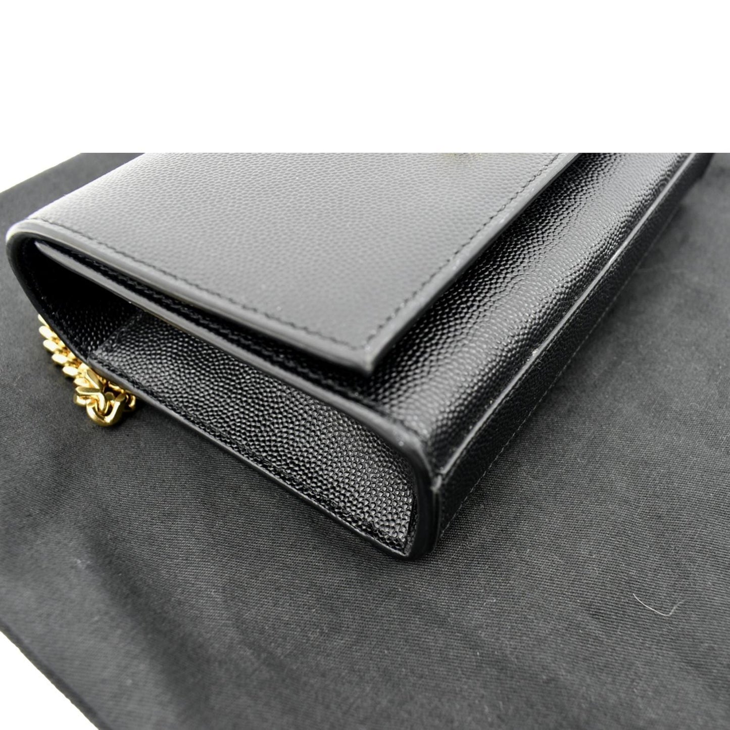 YVES SAINT LAURENT Kate Leather Shoulder Bag Black