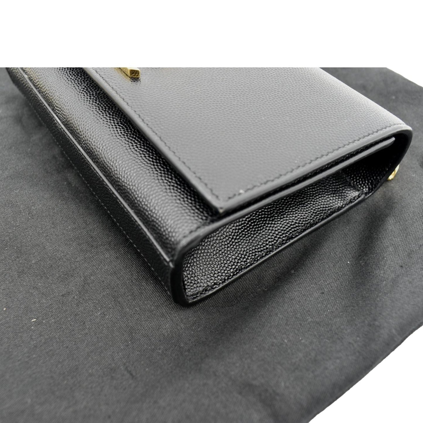 YVES SAINT LAURENT Kate Leather Shoulder Bag Black