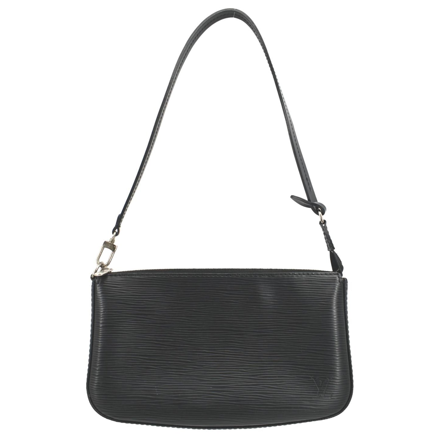 LOUIS VUITTON Pochette Accessoires Epi Leather Shoulder Bag Noir Black