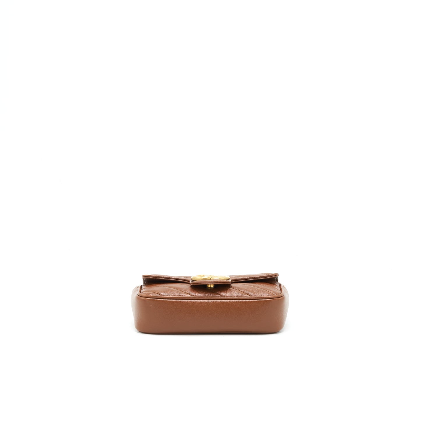 Gucci GG Marmont Matelasse Super Mini Bag Brown