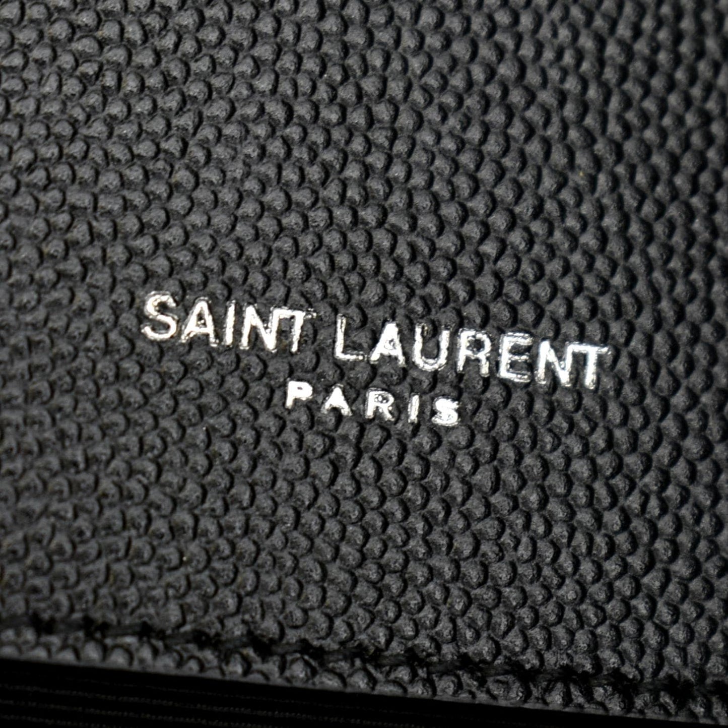 YVES SAINT LAURENT Kate Medium Grain De Poudre Leather Crossbody Bag Black