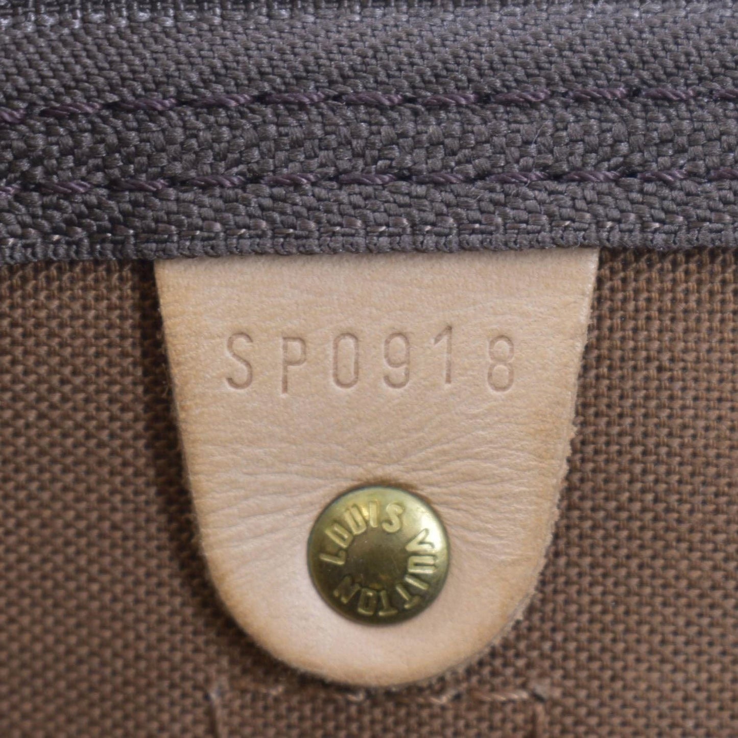 LOUIS VUITTON Keepall 45 Monogram Canvas Travel Bag Brown