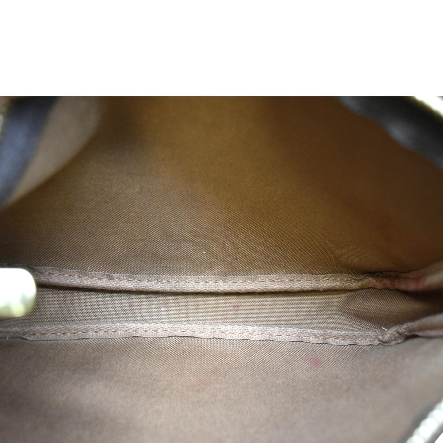 LOUIS VUITTON Pochette Monogram Canvas Accessoires Pouch Brown