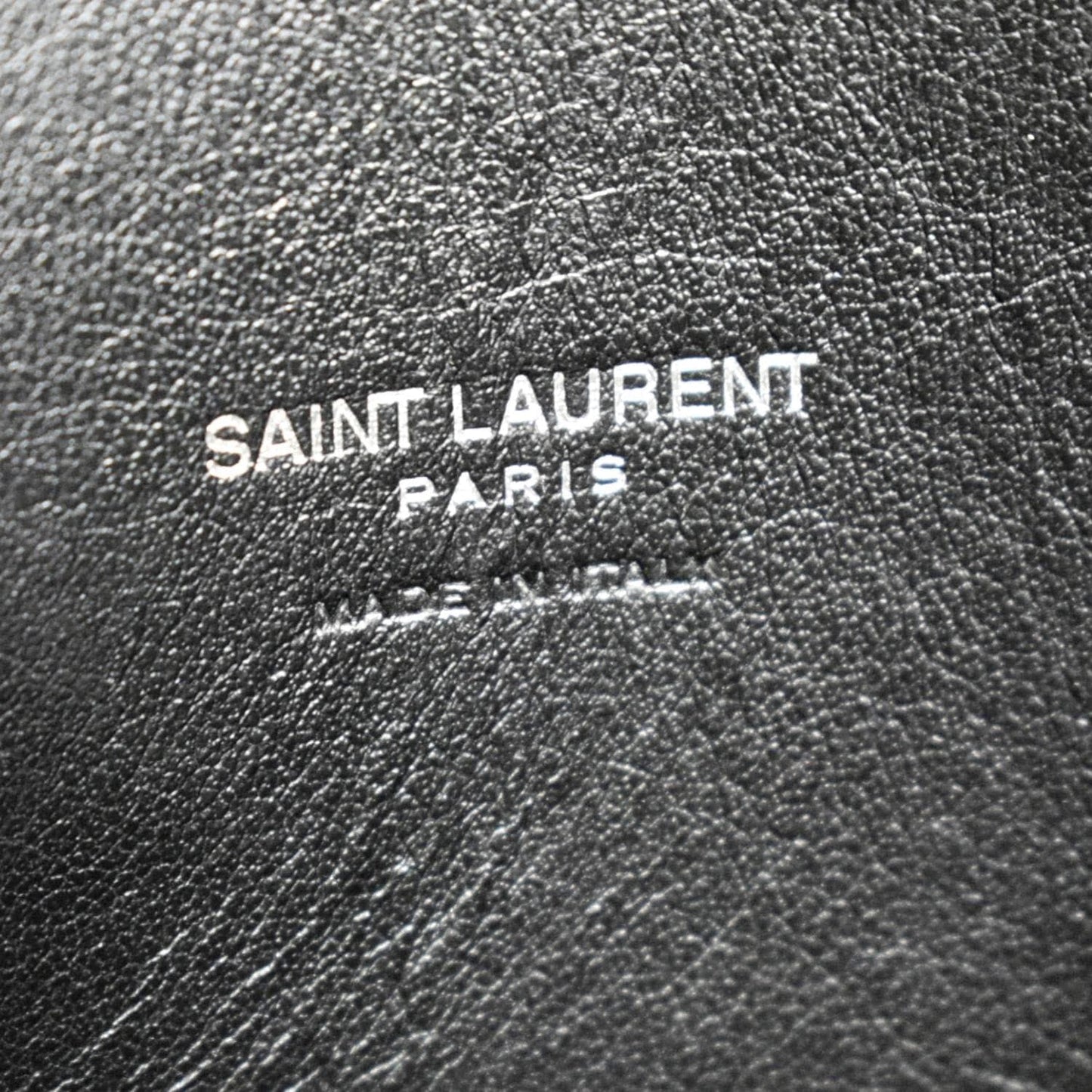 YVES SAINT LAURENT Sac de Jour Leather Satchel Shoulder Bag Black