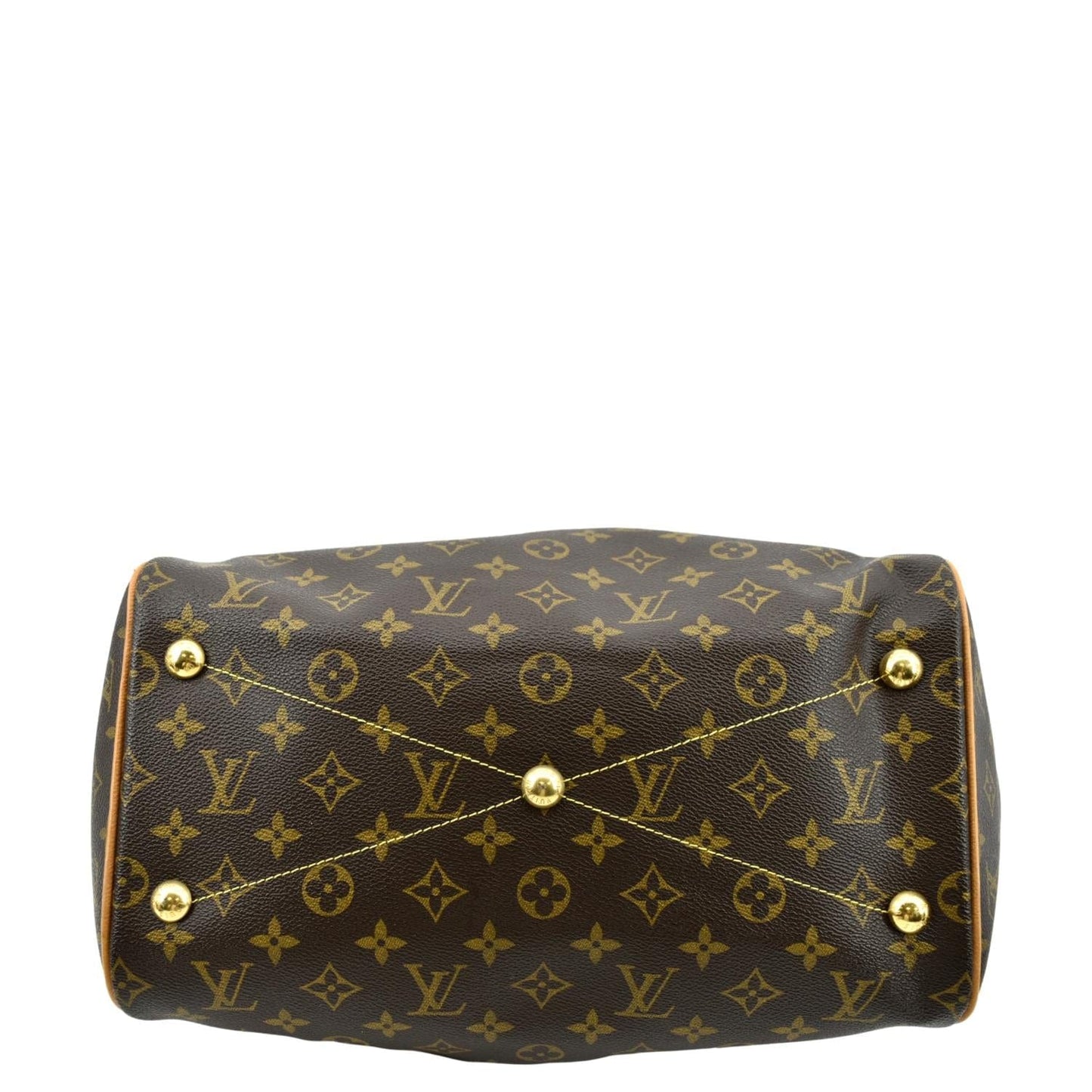 LOUIS VUITTON Tivoli GM Monogram Canvas Shoulder Bag Brown
