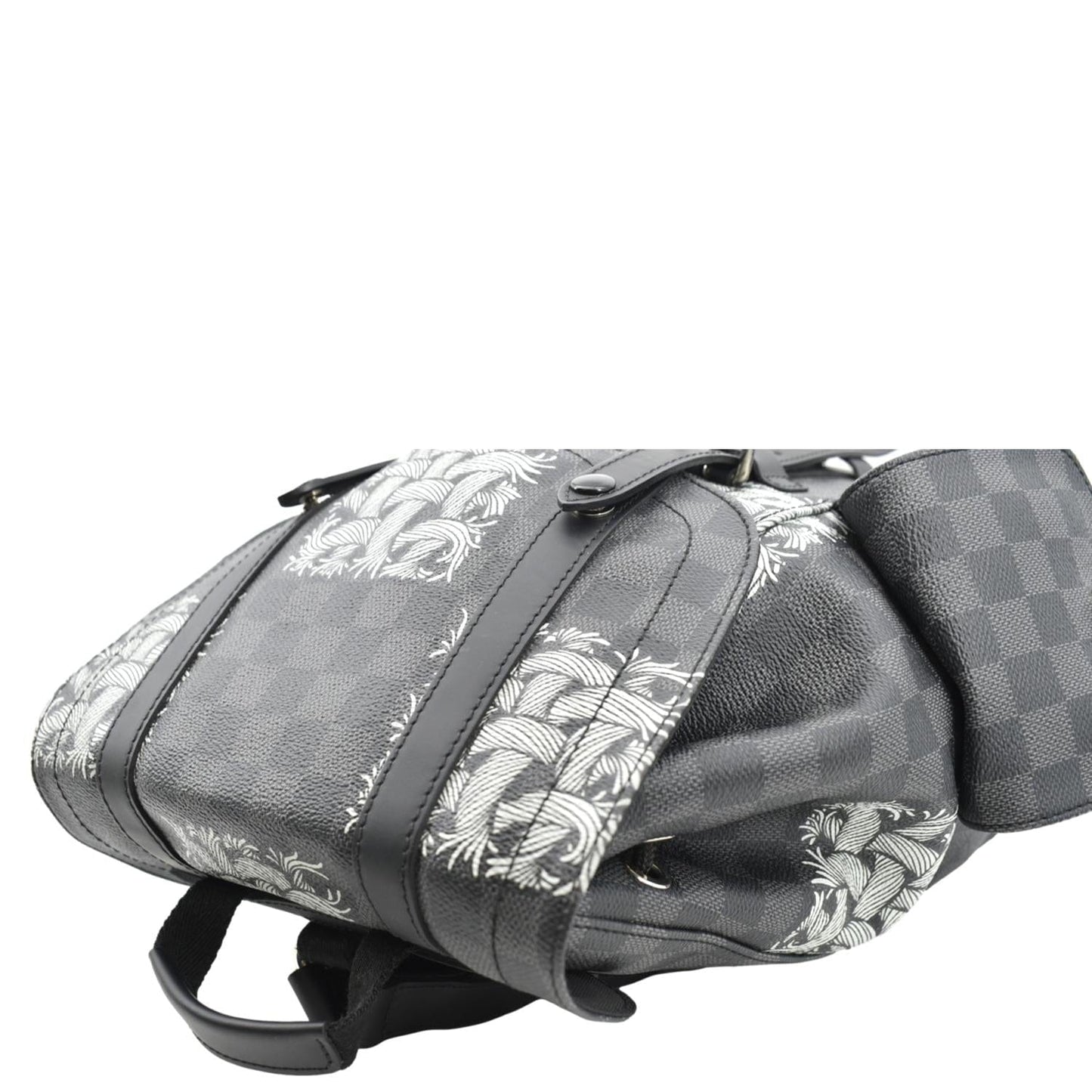 LOUIS VUITTON Christopher Nemeth Damier Graphite Backpack Bag Black