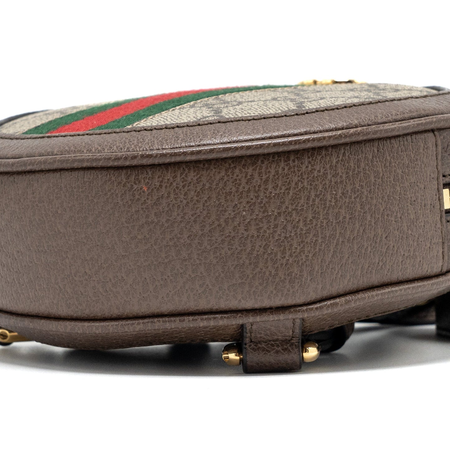 Gucci round Ophidia backpack gg supreme canvas