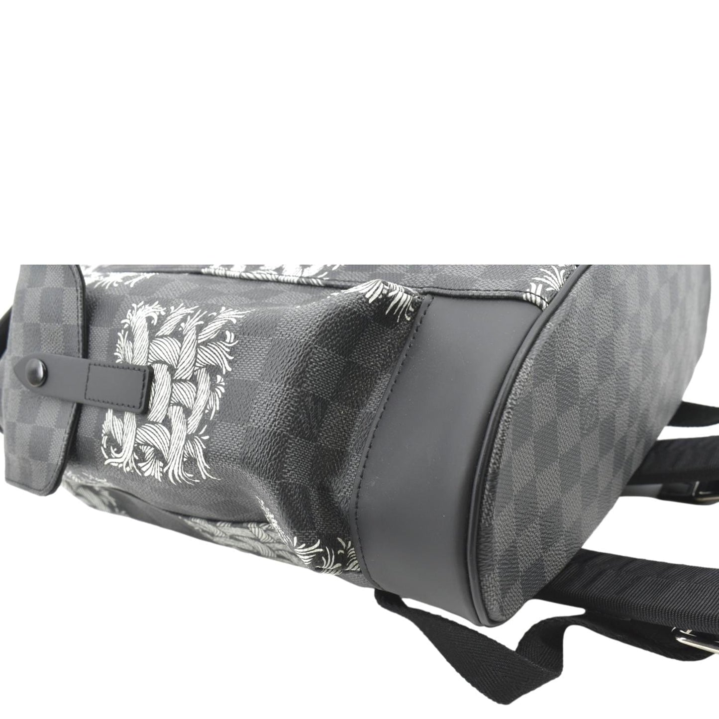 LOUIS VUITTON Christopher Nemeth Damier Graphite Backpack Bag Black