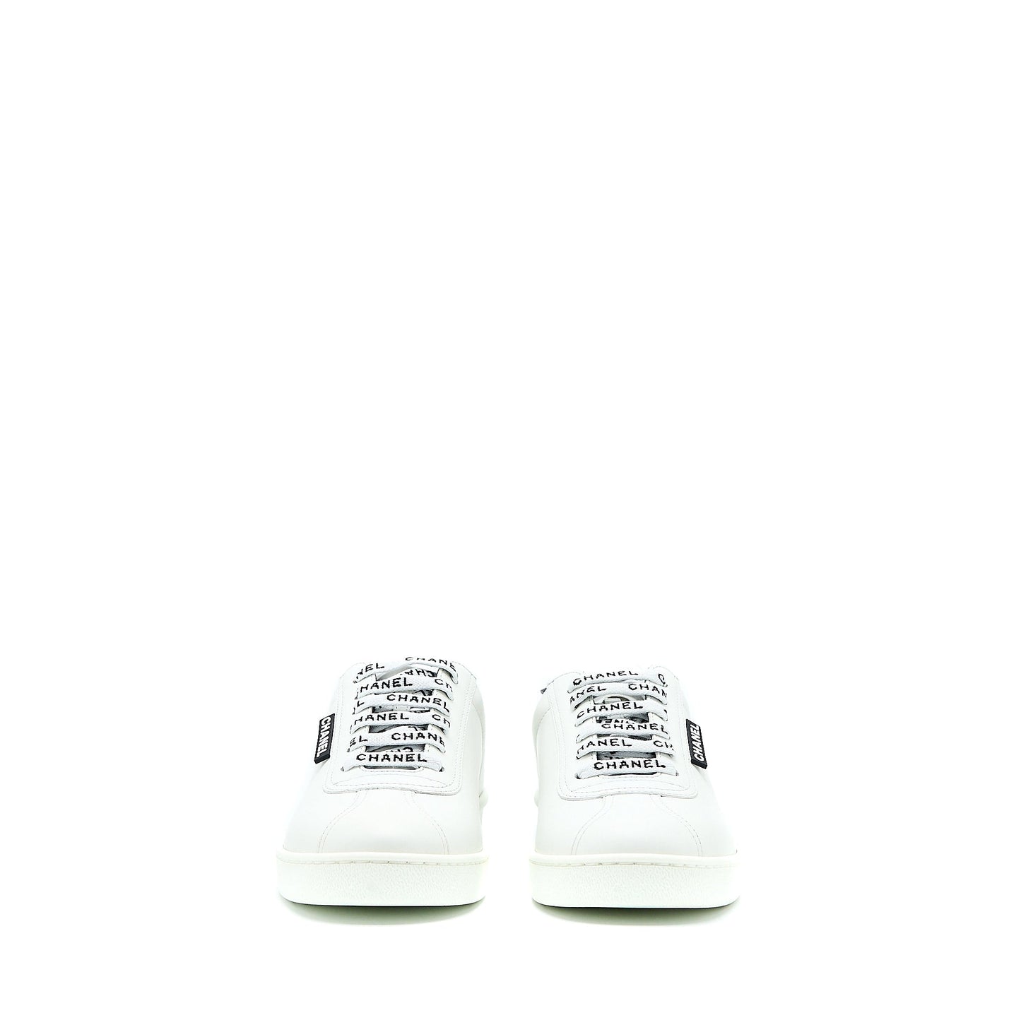Chanel Size 37 Sneaker Letter Shoelace Calfskin Multicolour