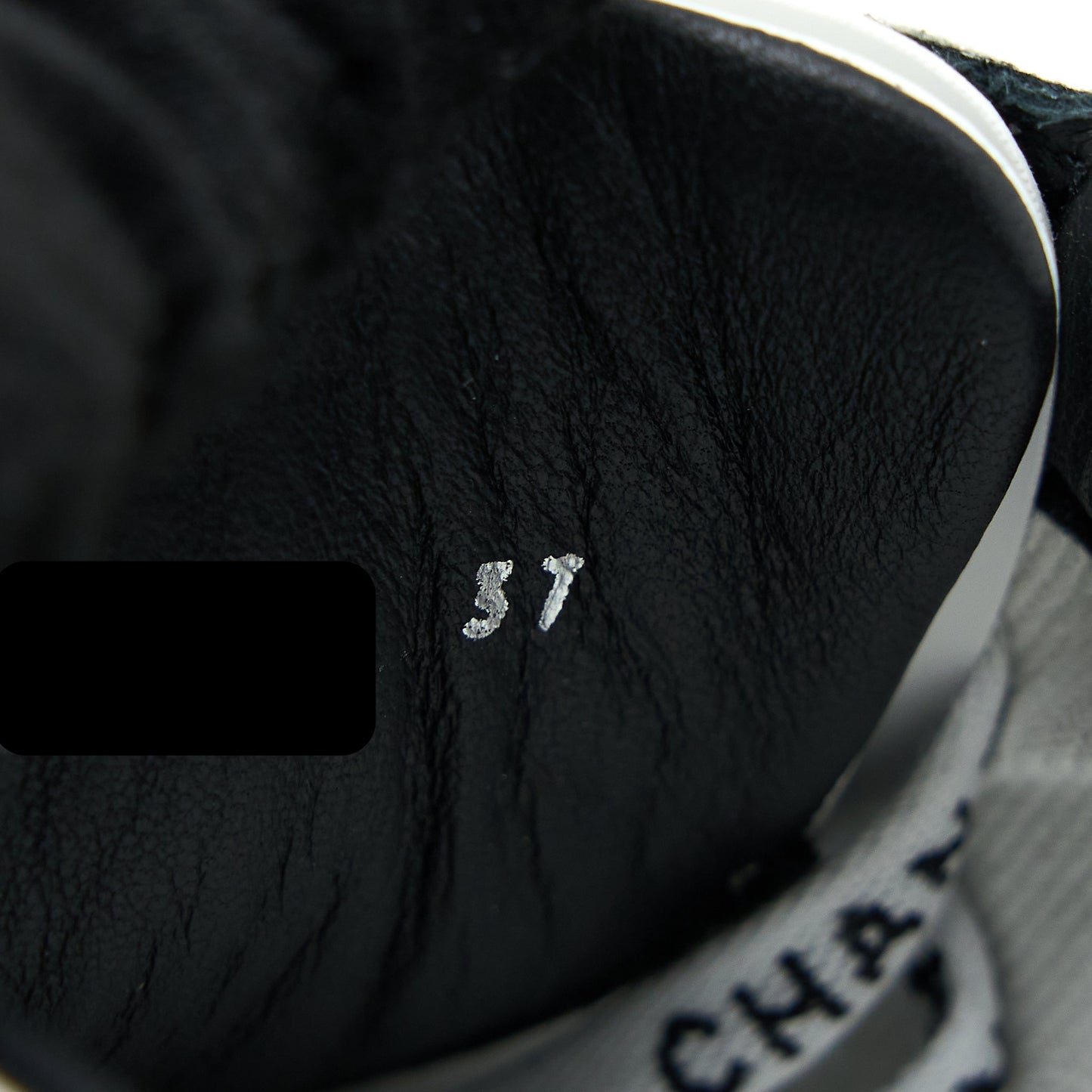 Chanel Size 37 Sneaker Letter Shoelace Calfskin Multicolour